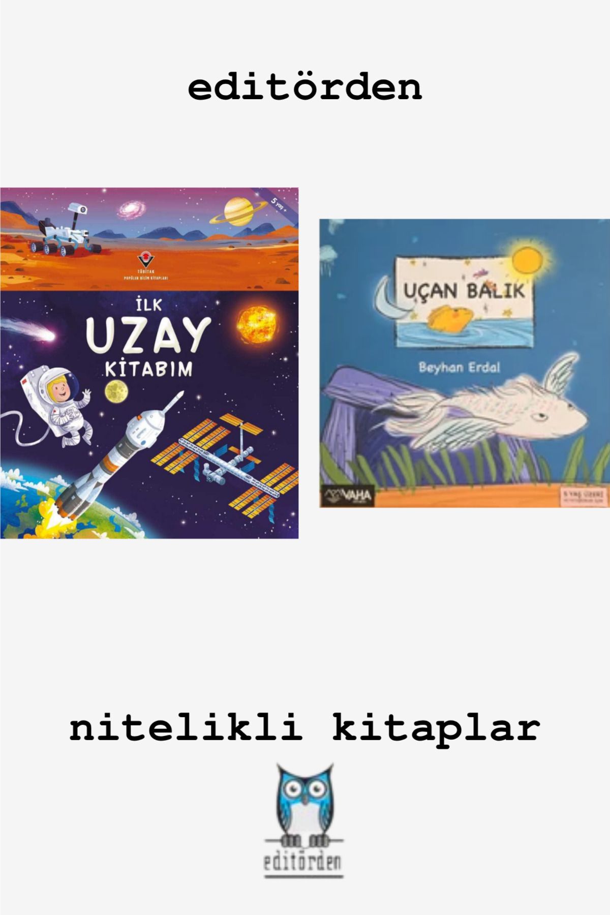 Bilge Kuş Yayınları İlk Uzay Kitabım - Uçan Balık / Beyhan Erdal