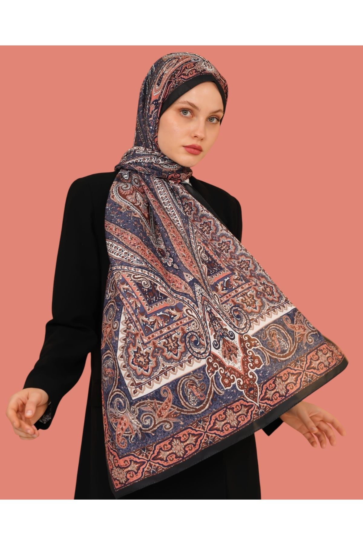 LEİLA SCARF Soft Cotton Şal