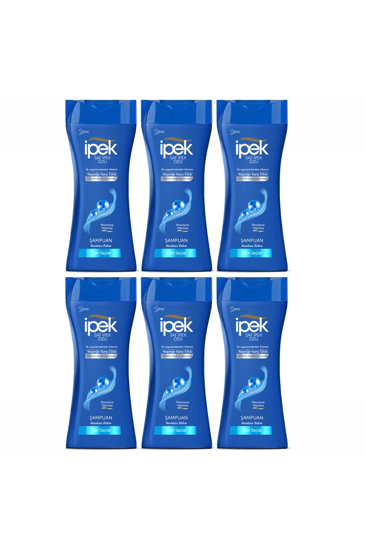 İpek İpek Şampuan 480 ml - Kepeğe Karşı Etkili 6 Adet