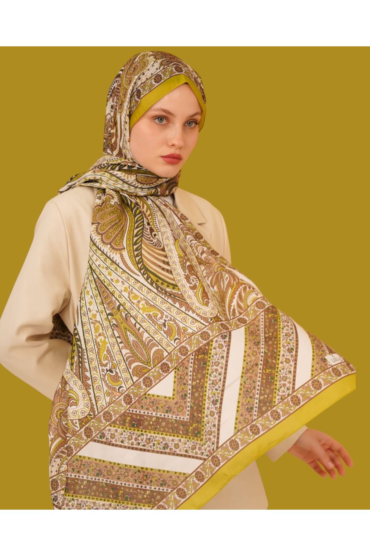 LEİLA SCARF Soft Cotton Şal