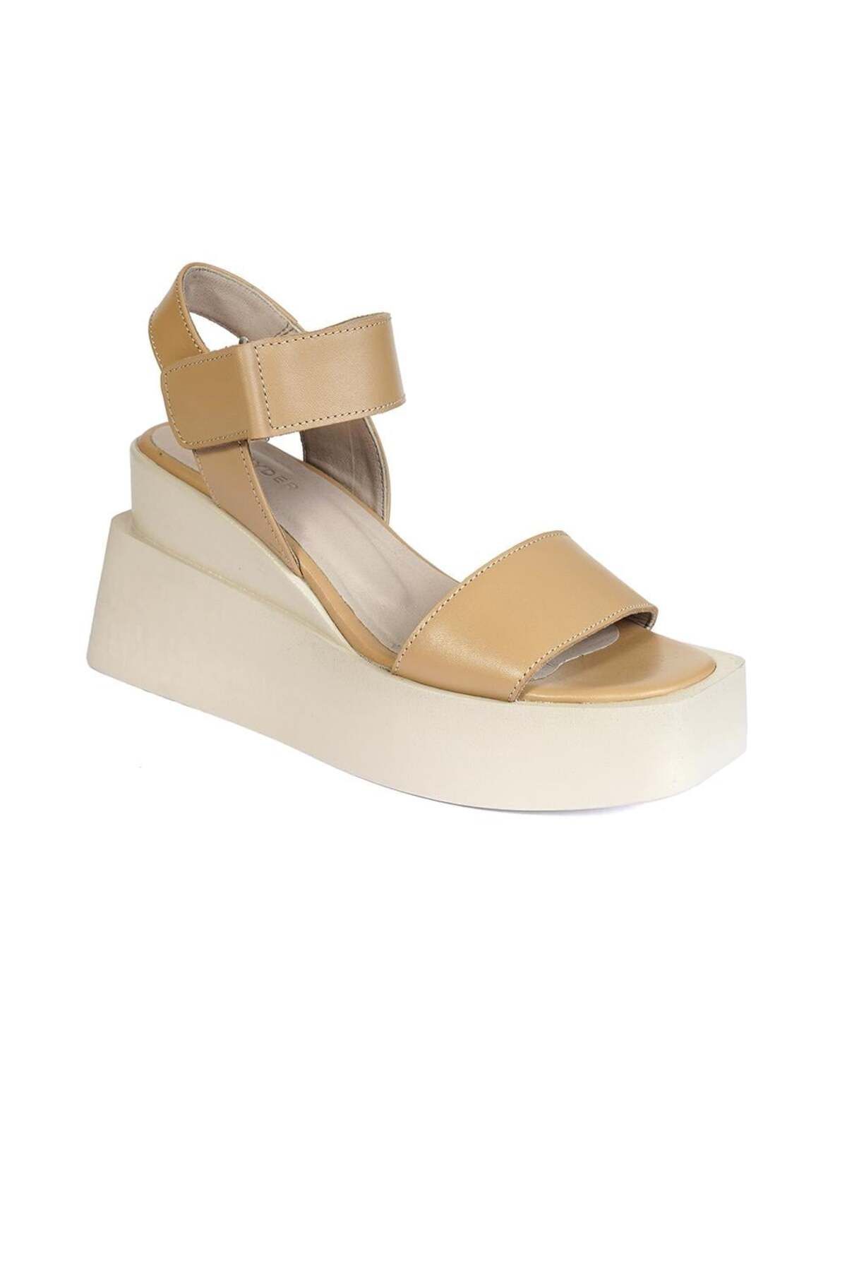 Greyder 50731 Kadın Nude Hakiki Deri Fashion Sandalet