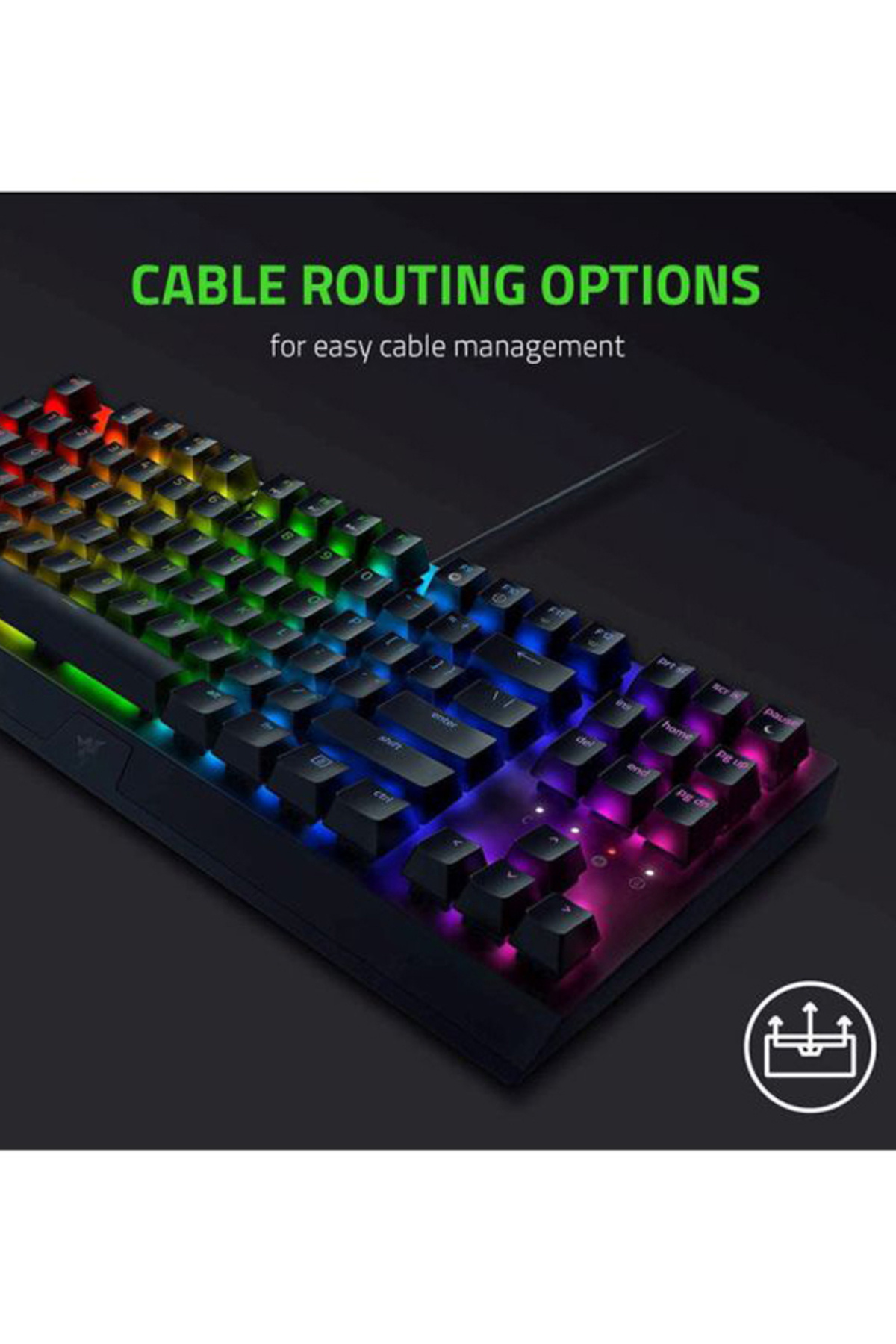RAZER-BlackWidow V3 Tenkeyless - Mechanical Wired Gaming Keyboard Black - US Layout 5