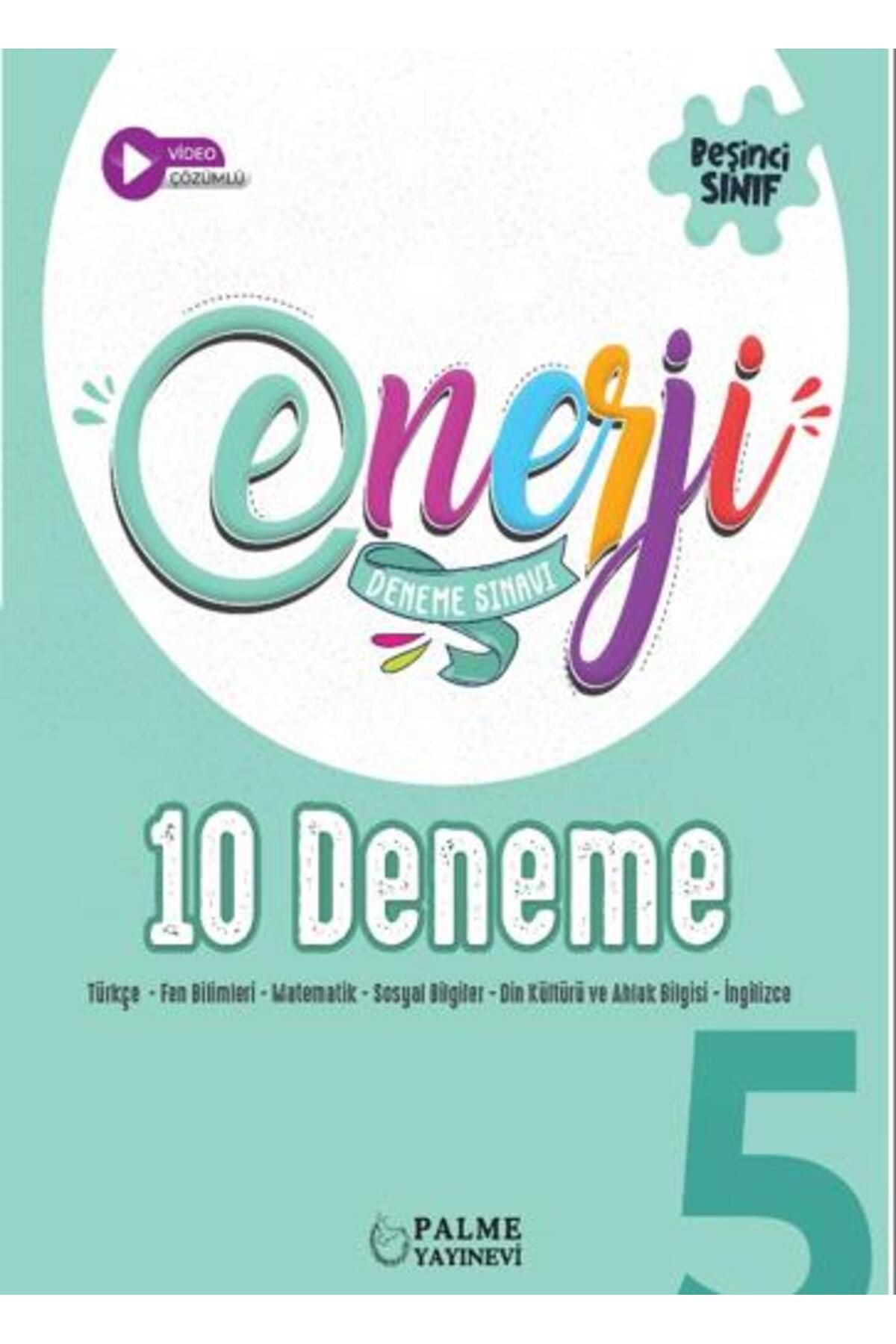 Palme Yayınevi PALME 5.SINIF ENERJİ TÜM DERSLER 10 DENEME VİDEO ÇÖZÜMLÜ *YENİ*