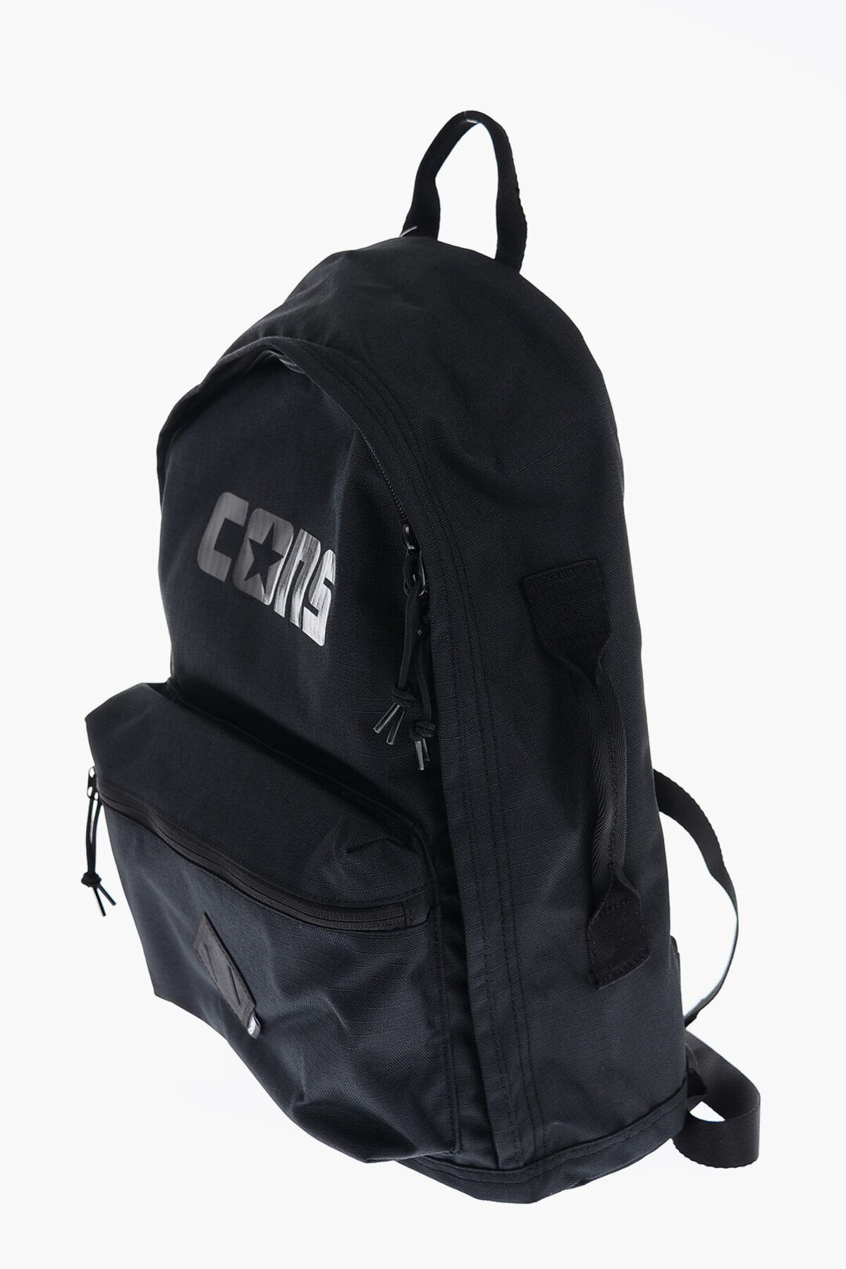 converse-Rip Stop Checked Motif Solid Color Cons Backpack 2