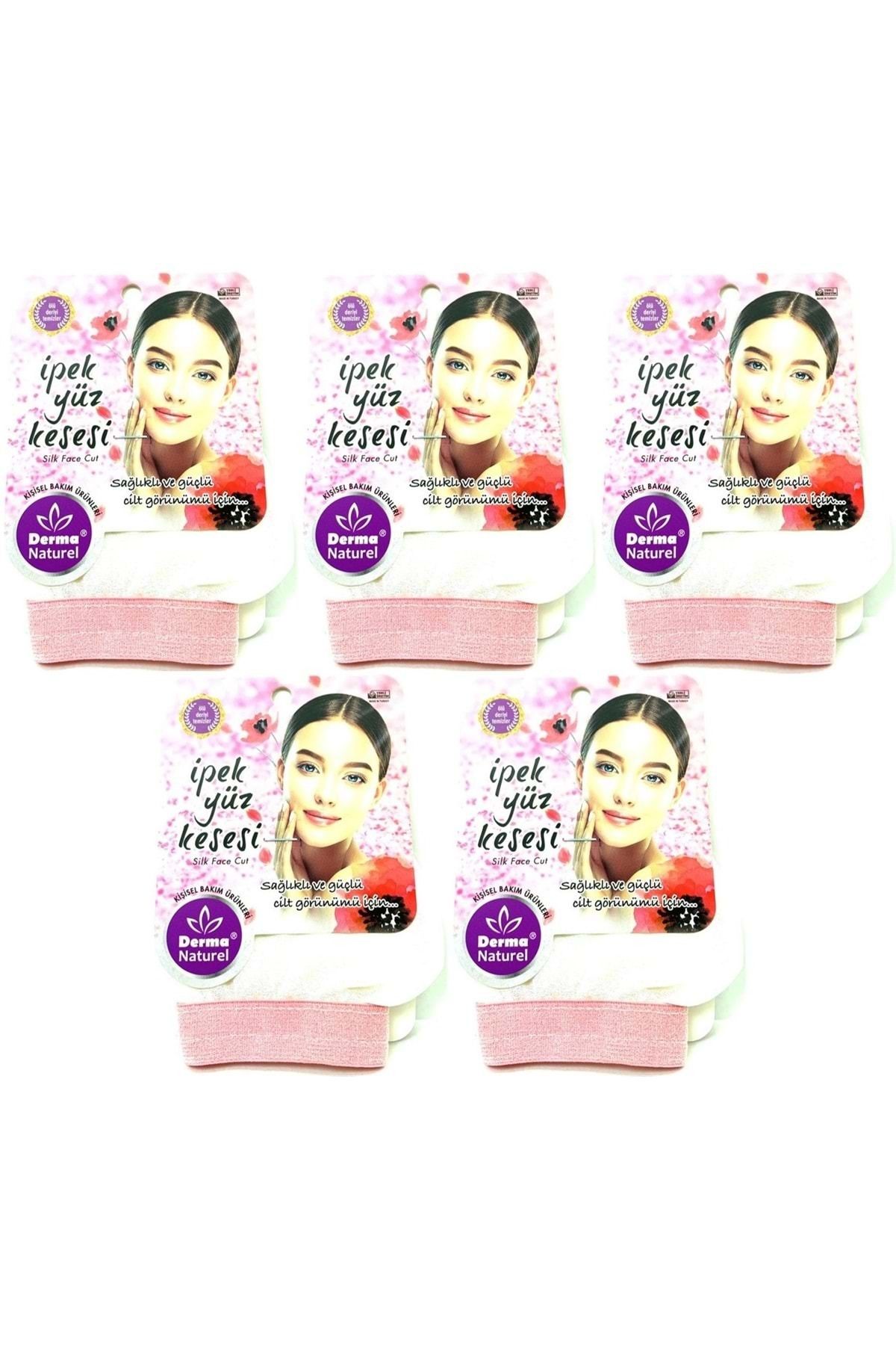 Derma Naturel İpek Yüz Kesesi MS-31 (5 Li Set)