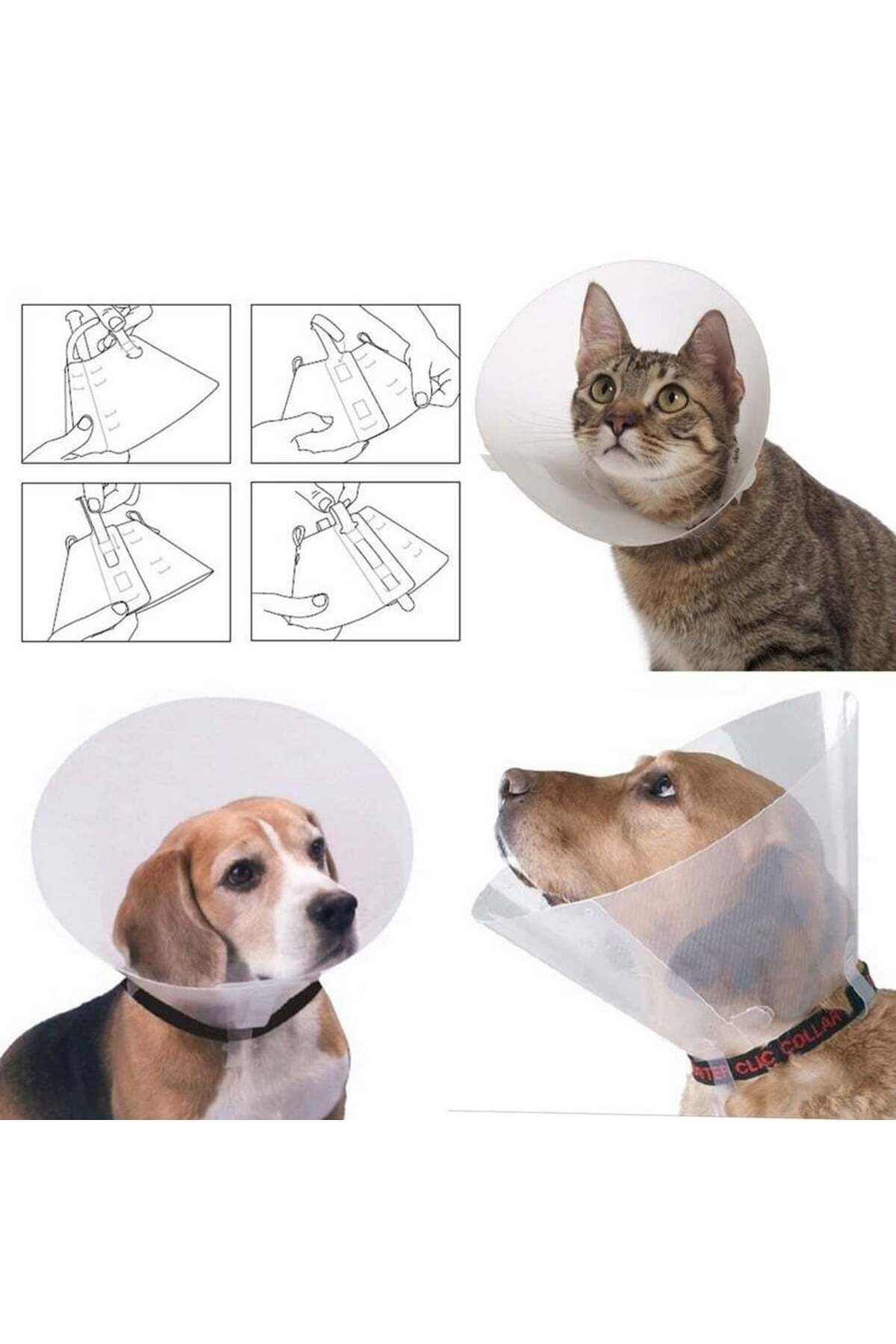 Vemora Köpek Elizabet Yakalığı 15 cm/20-22-24 cm