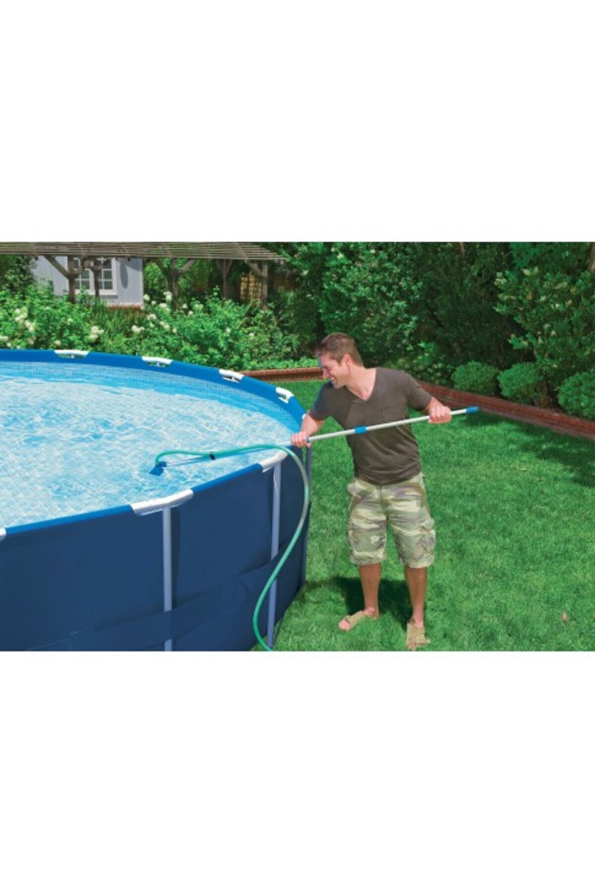 ideal STORE-idealSTORE Master Pool pool maintenance kit, Includes brush, net, telescopic handle 3