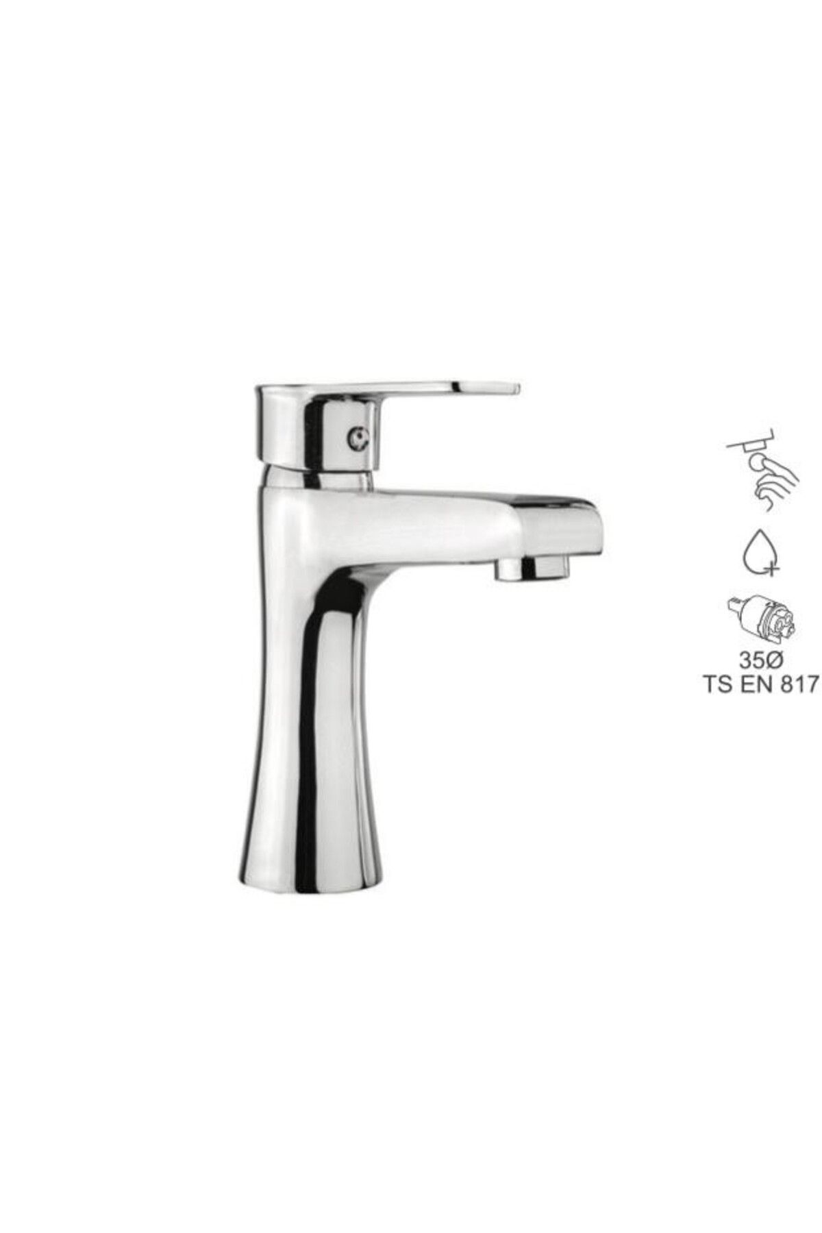 Bauworld loft mix gümüş lavabo bataryası