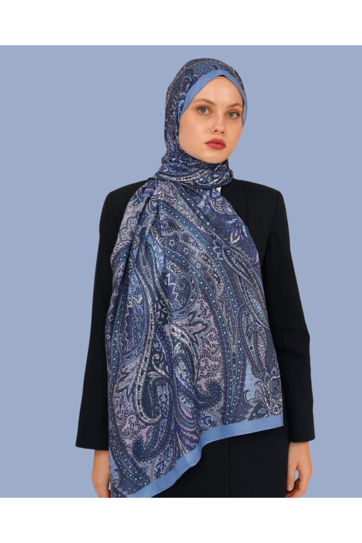 LEİLA SCARF Soft Cotton Şal