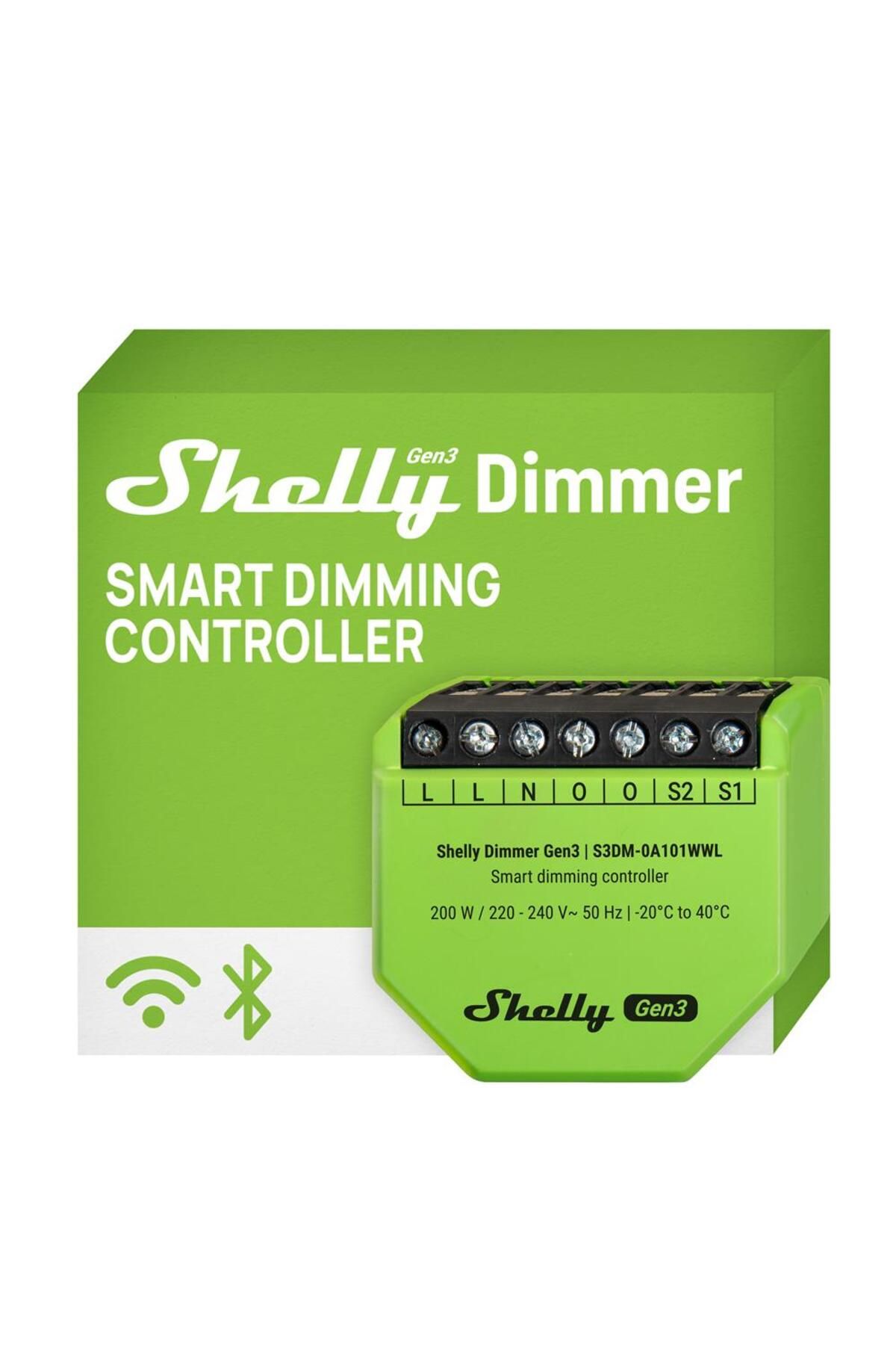 Shelly Dimmer Gen3 Akıllı Led Dimmer Kontrol Rölesi