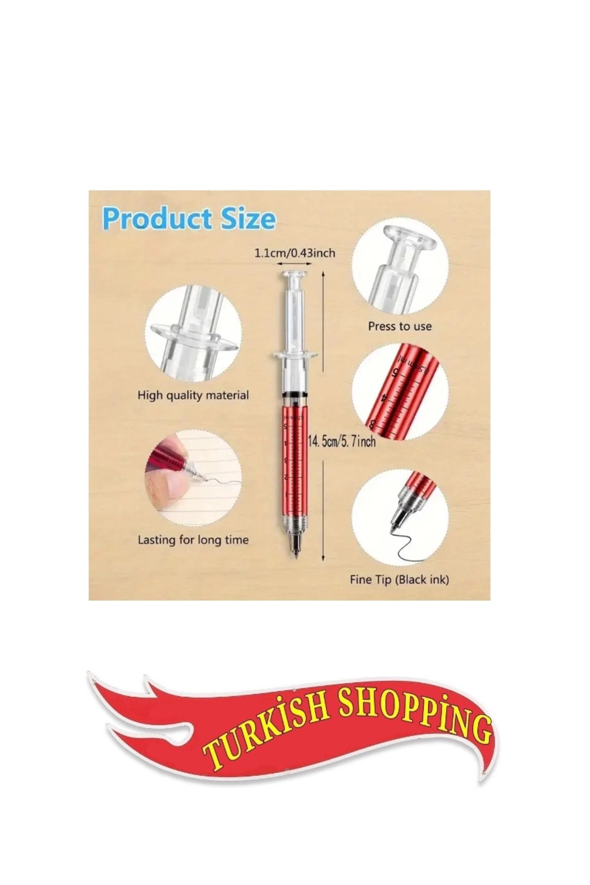 shop Benzersiz Tasarım Şırınga Kalem