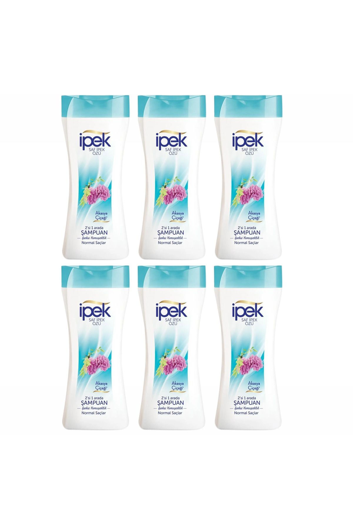 İpek İpek Şampuan 480 ml Normal Saçlar 2in1 6 adet