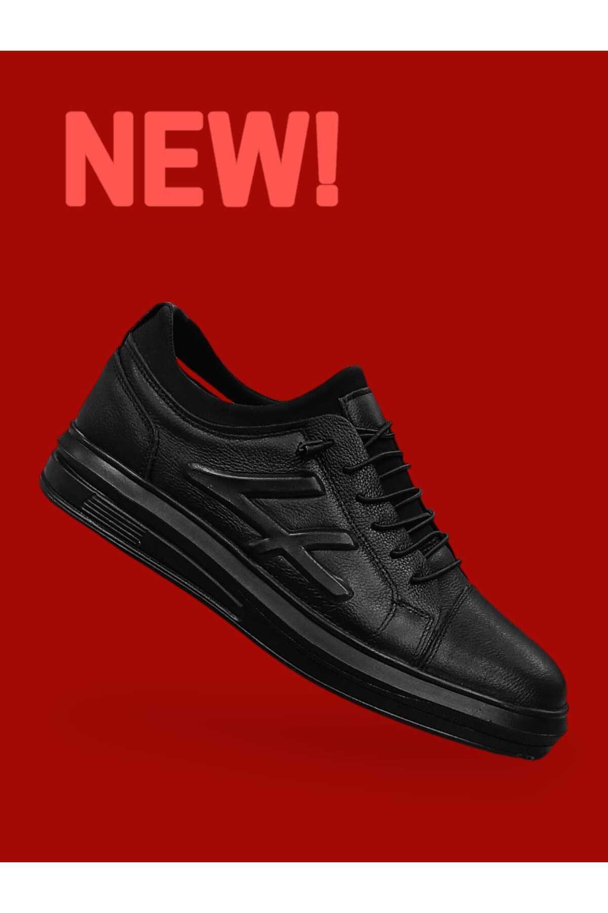 oktay kundura hakiki deri sneaker casual erkek günlük ortopedik bağsız pratik giyim 4 mevsimlik ayakkabı b405