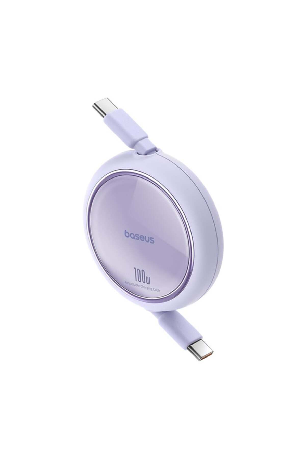 Baseus-Cablu de date retractabil Type-C la Type-C, 100W, 1m, Basues, Free2Draw Mini, Mov 6