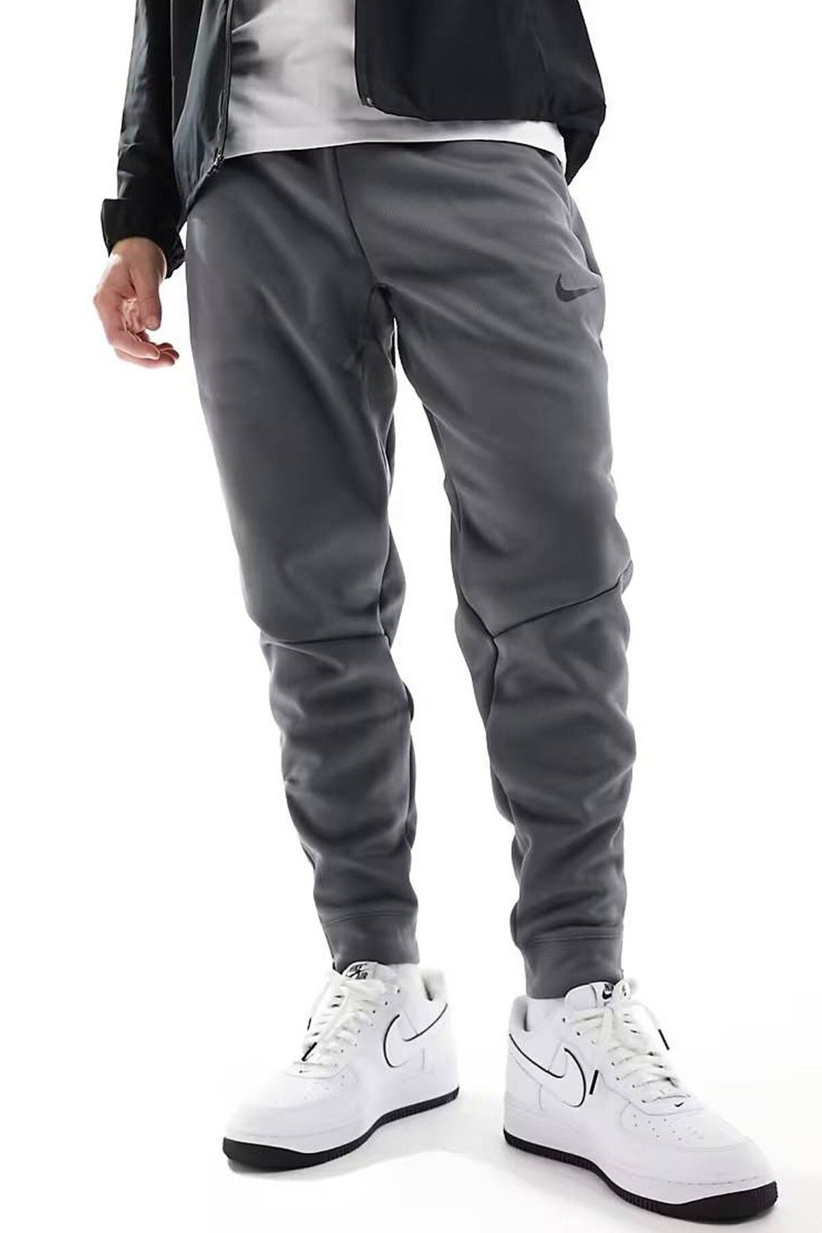 Nike Training Pro Sphere Therma Fit Jogger Fermuar Cepli Erkek Eşofman Altı Gri