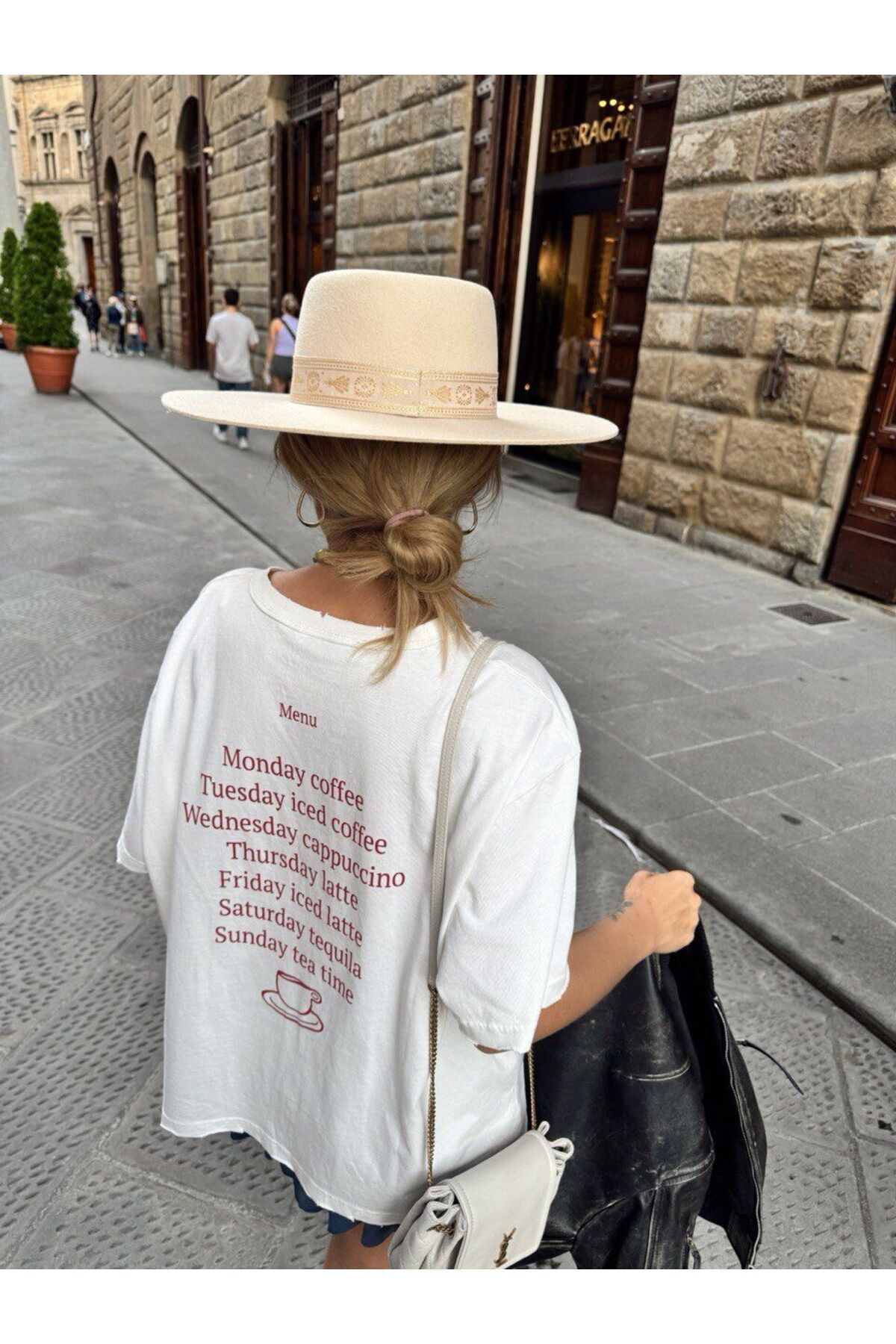 TERRA ROSSA BOUTIQUE CUP-DAY BASKILI PAMUKLU TSHIRT