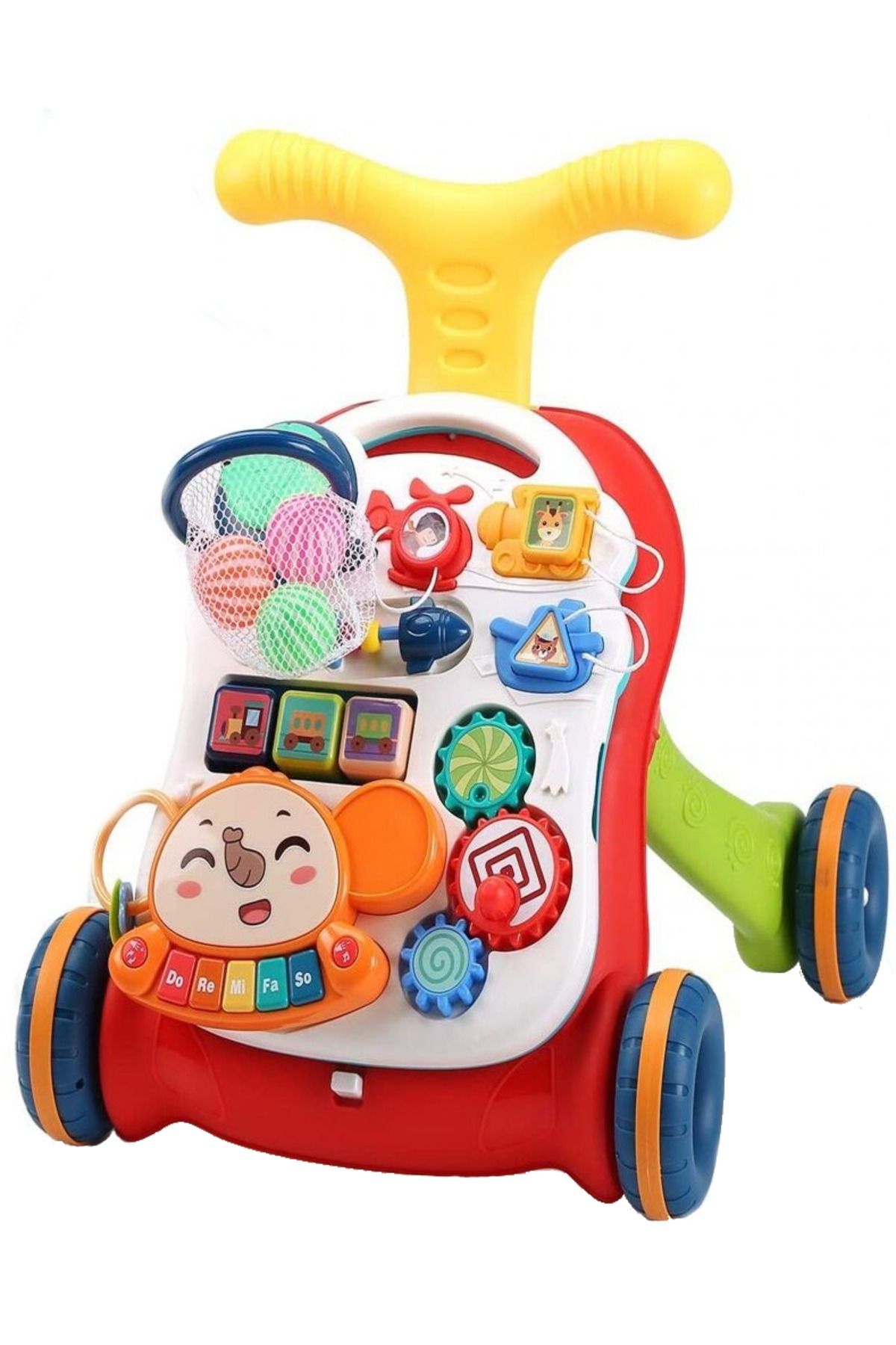 ideal STORE-Baby Elephant 3 in 1 walker IdealStore, Equipped with a removable interactive panel, It can 1