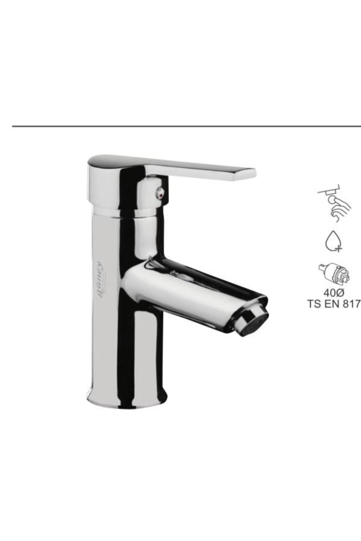 Bauworld lara mix gümüş lavabo bataryası