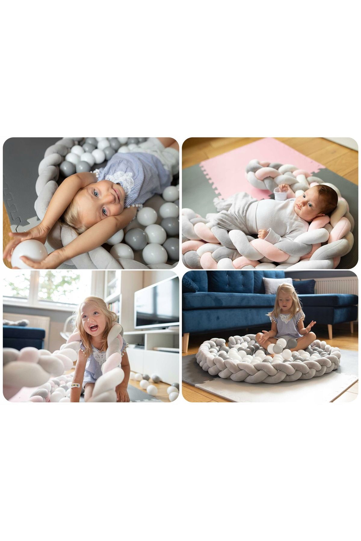 ideal STORE-Rico idealSTORE Bumper Side Protection for Crib, Length 3 m, Soft material, Pleasant to the touch 5