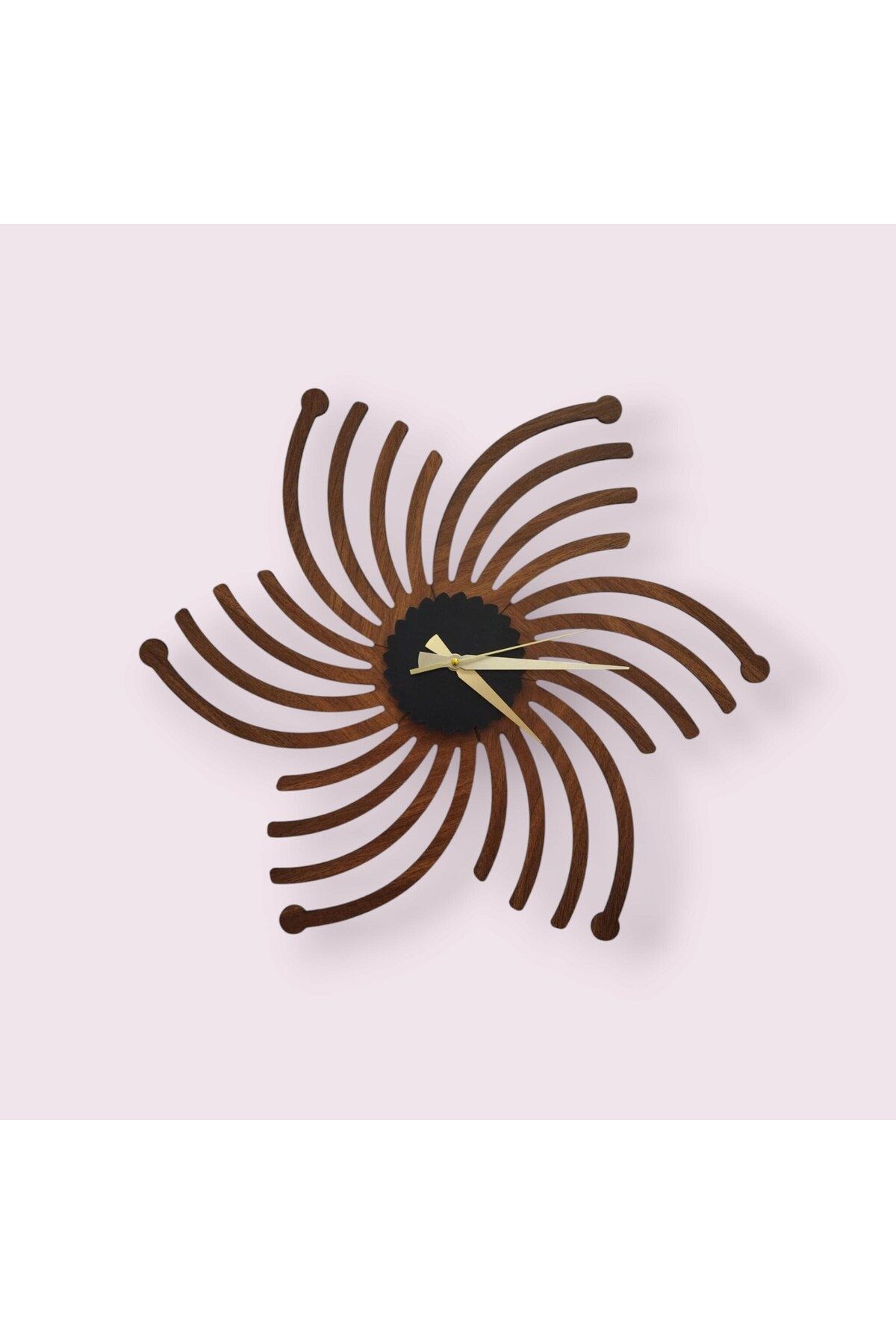 Maviay Deco Design Ayçiçeği Duvar Saati & Ahşap Duvar Saati, Eşsiz Duvar Saati, Yeni Ev Hediyesi, Modern Duvar Saati