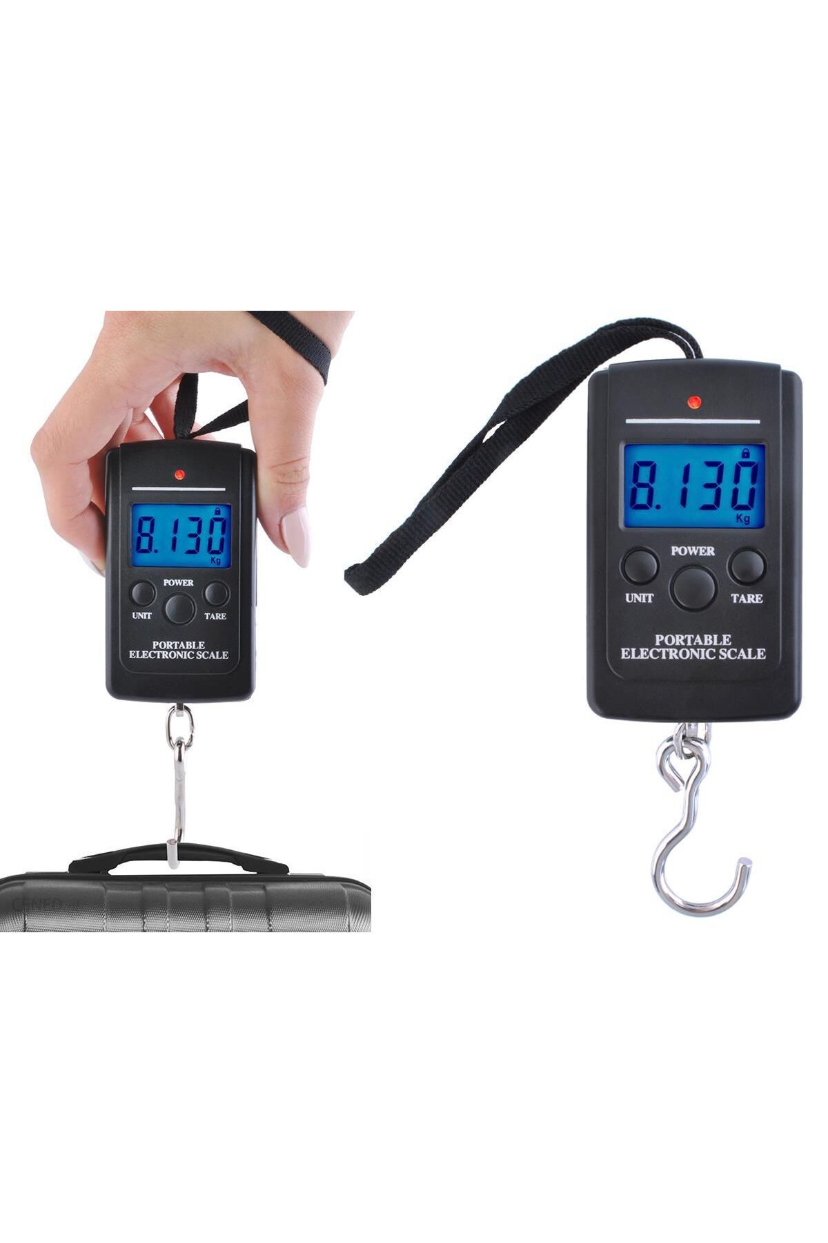 ideal STORE-idealStore SmartScale Electronic Scale, Handheld, with Backlight, Automatic Shutoff, Portable, Us 3