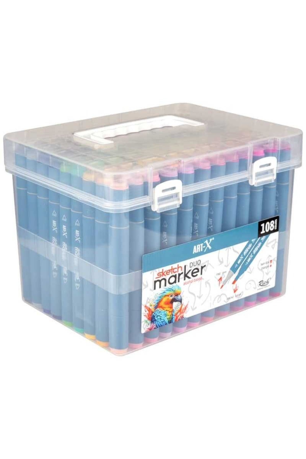 Rich Rıch Art-X Sketch Marker Duo Çift Uçlu Kalem 108 Li Klm-18052