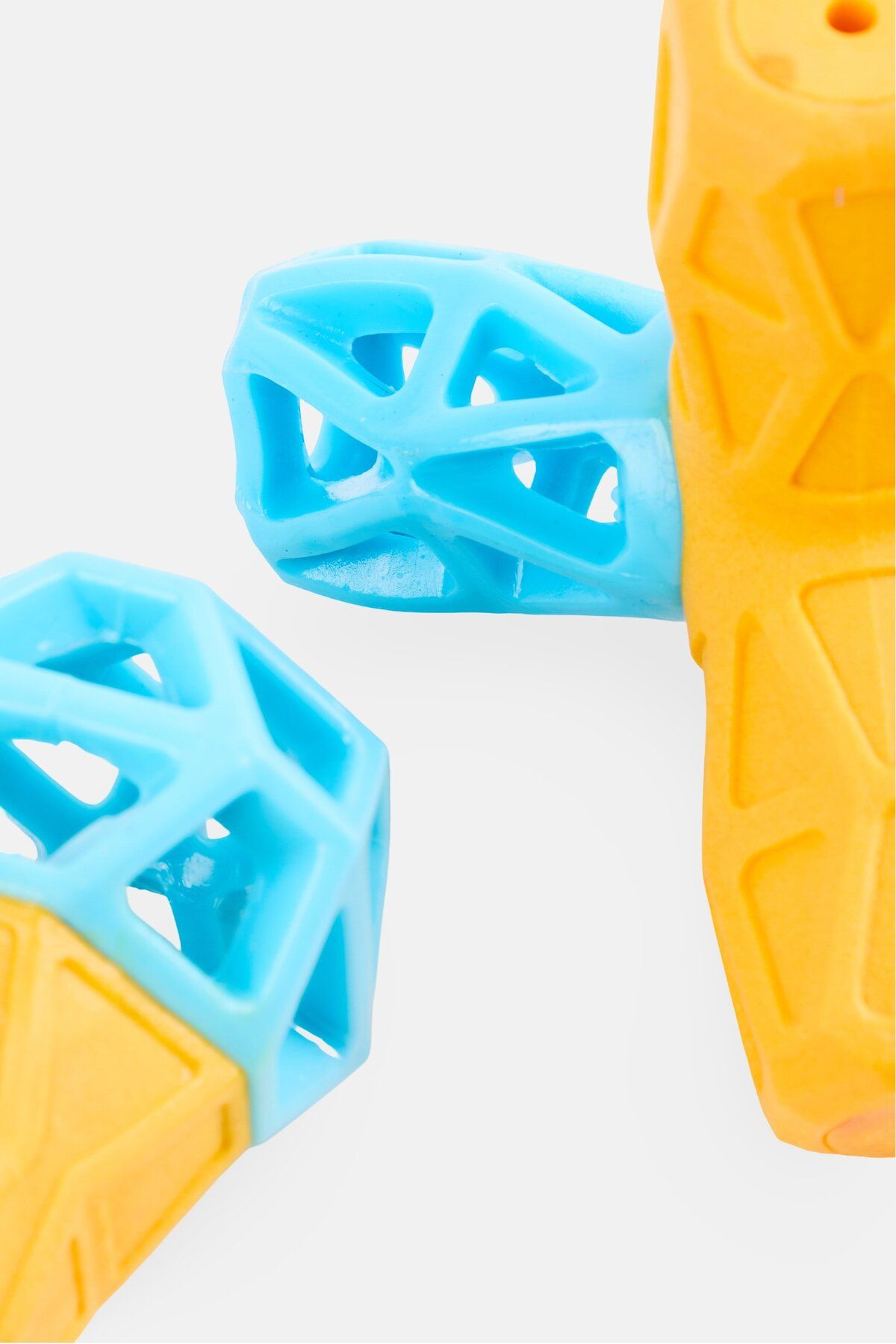 Posh Paws-2 Pieces Geometric Teether Dog Toy Set, Multicolor 5