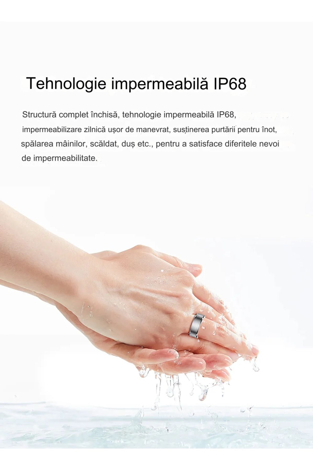 ideal STORE-idealSTORE BetaSmart Smart Ring, Unisex, Heart Rate, Temperature, Oxygen, Sleep Monitoring, 8