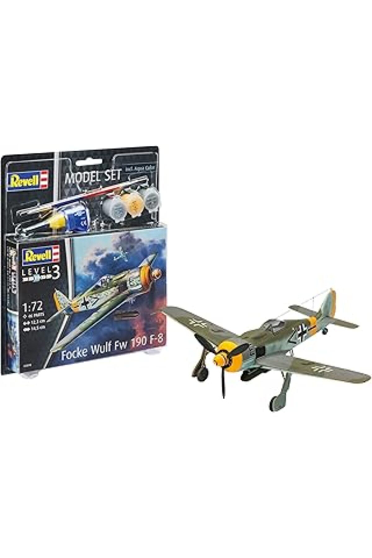 Mu Art Ahşap Revell 63898 M. Set Focke Wulf, Çok Renkli