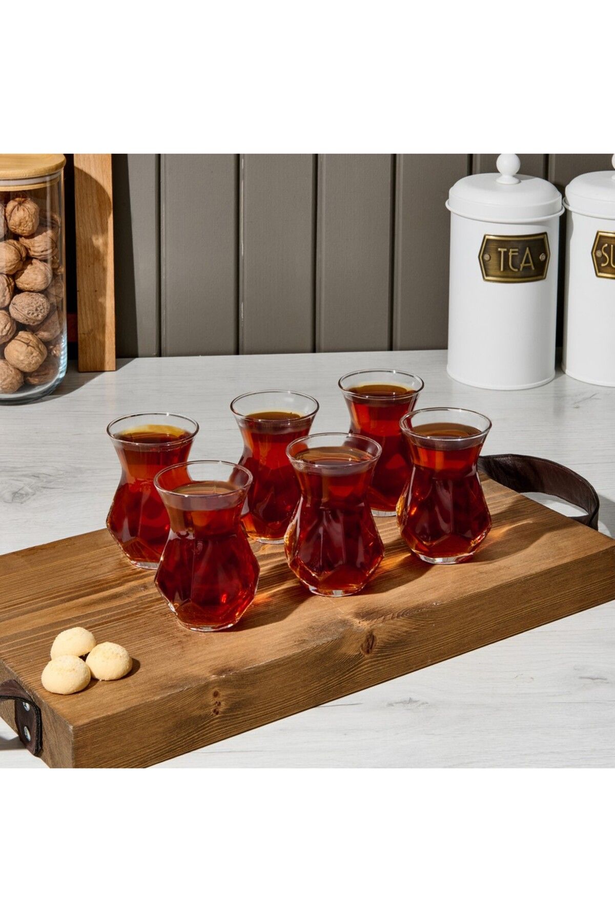 Girist Home Diamond Lüks 6 Lı Çay Bardağı