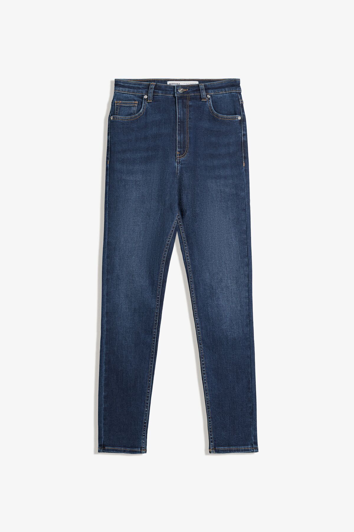 Bershka Super yüksek bel skinny fit yumuşak jean