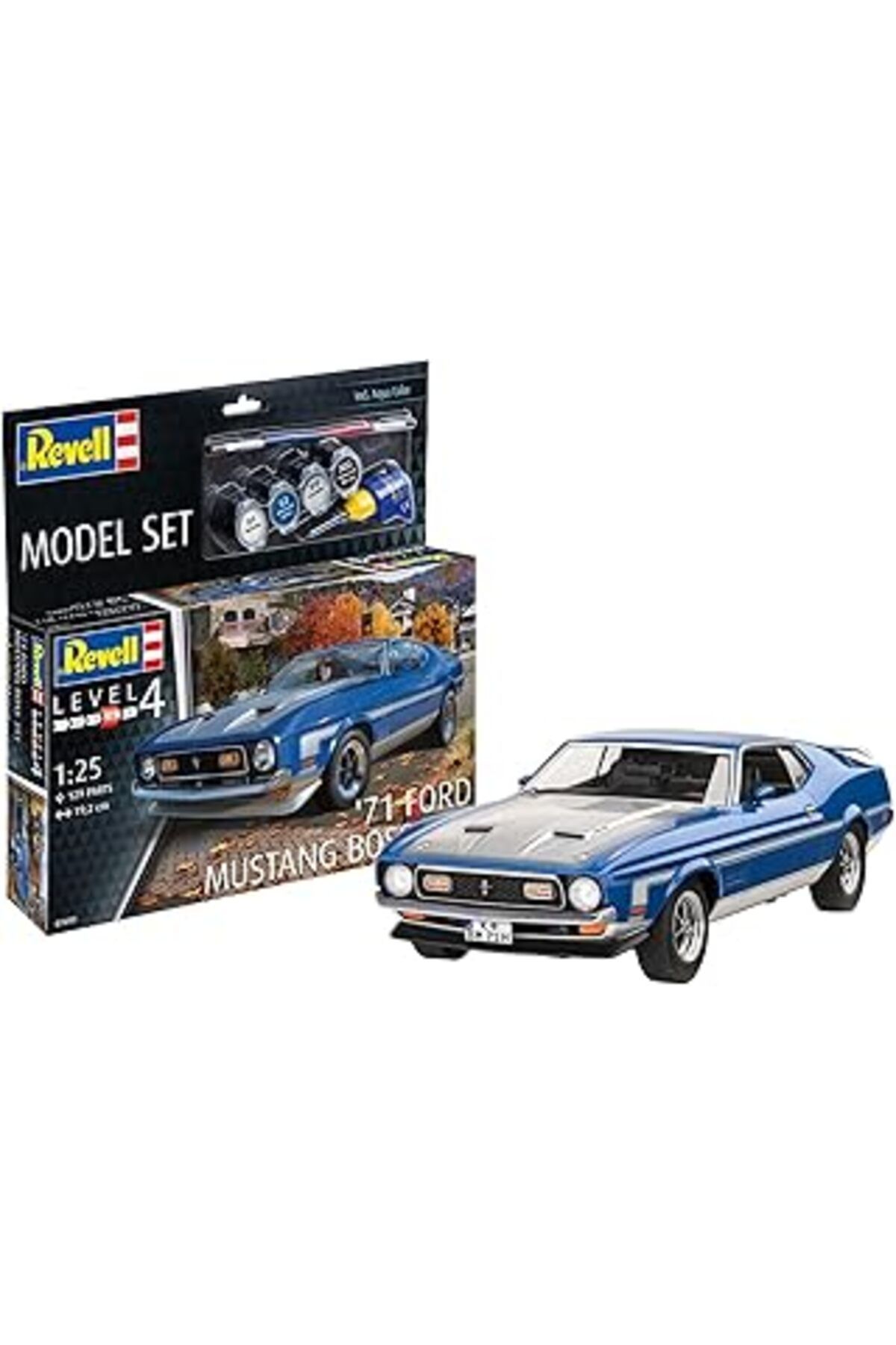 Mu Art Ahşap Revell, M.Set 71 Ford Mustang Boss 351, Oyuncak