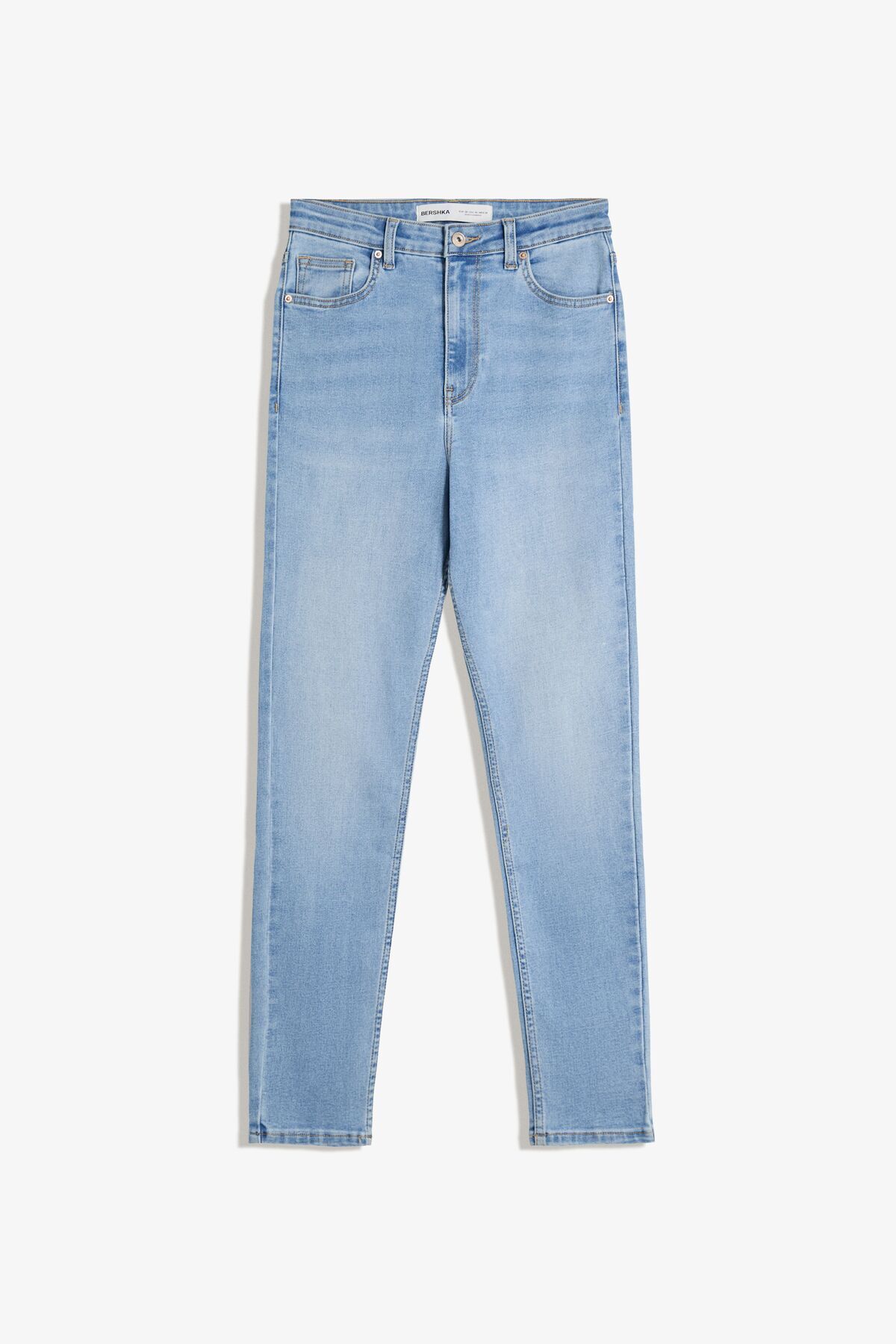 Bershka Super yüksek bel skinny fit yumuşak jean