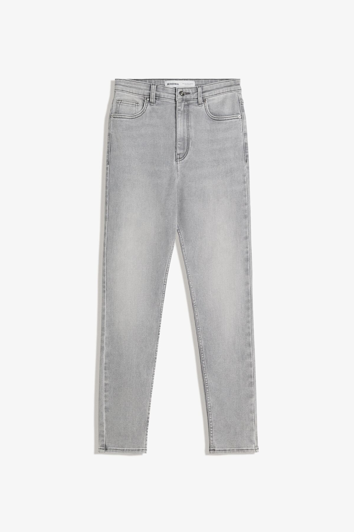 Bershka Super yüksek bel skinny fit yumuşak jean