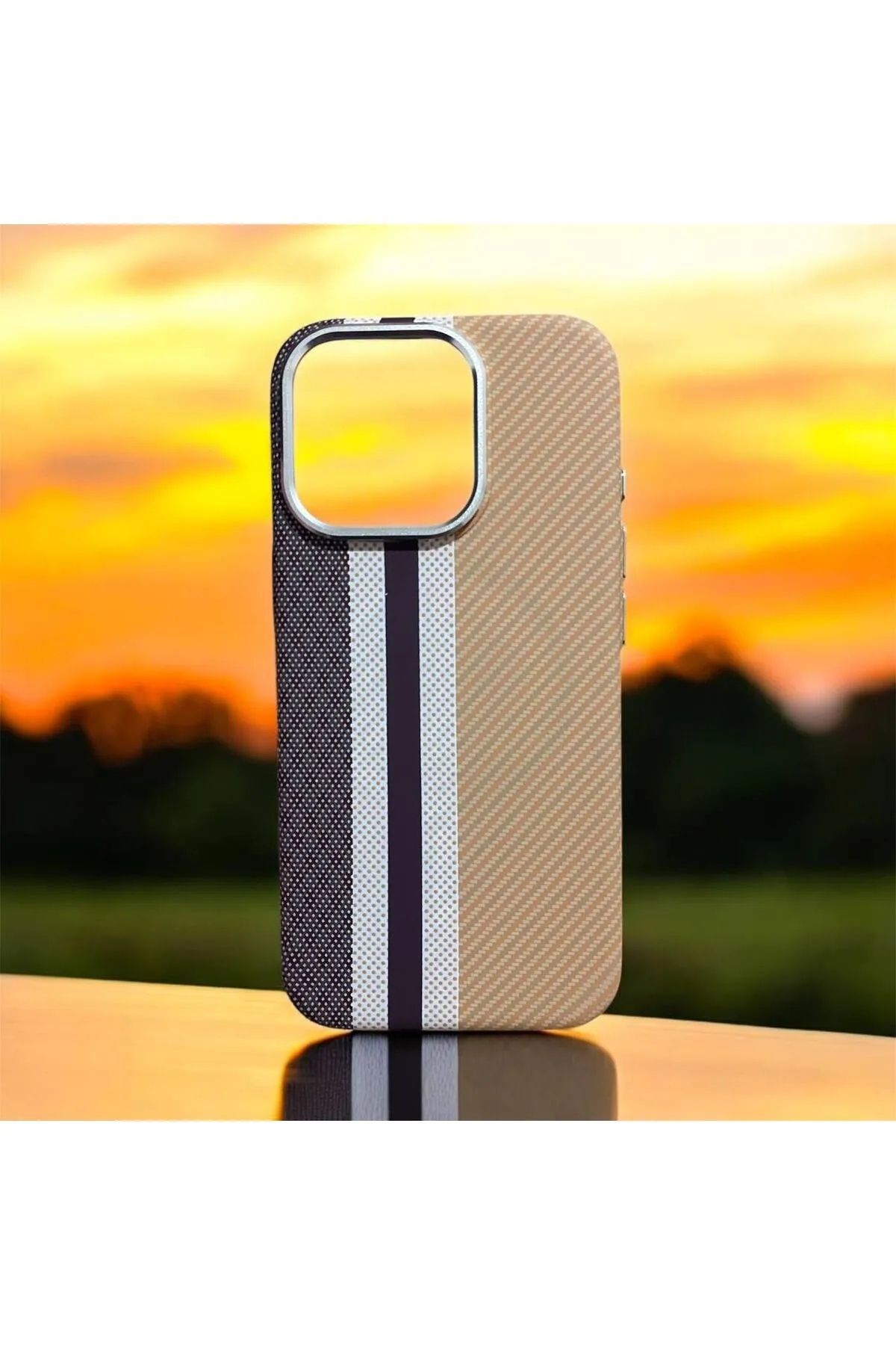 nexnova Apple İphone 14 Pro Uyumlu Lux Carbon Fiber Magsafe Metal Kılıf Ultra Hafif İnce Manyetik Kapak