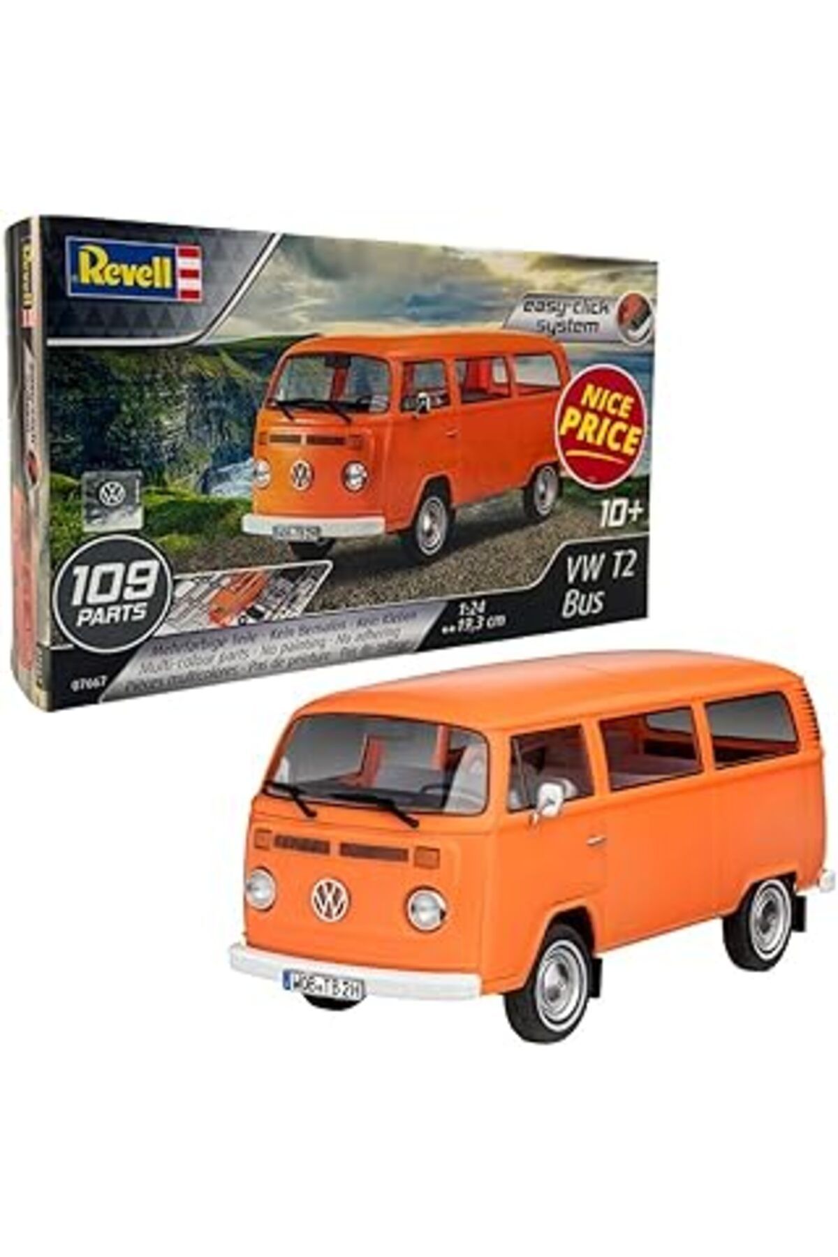 Mu Art Ahşap Revell 7667 Vw T2 (Easy Click), Renkli