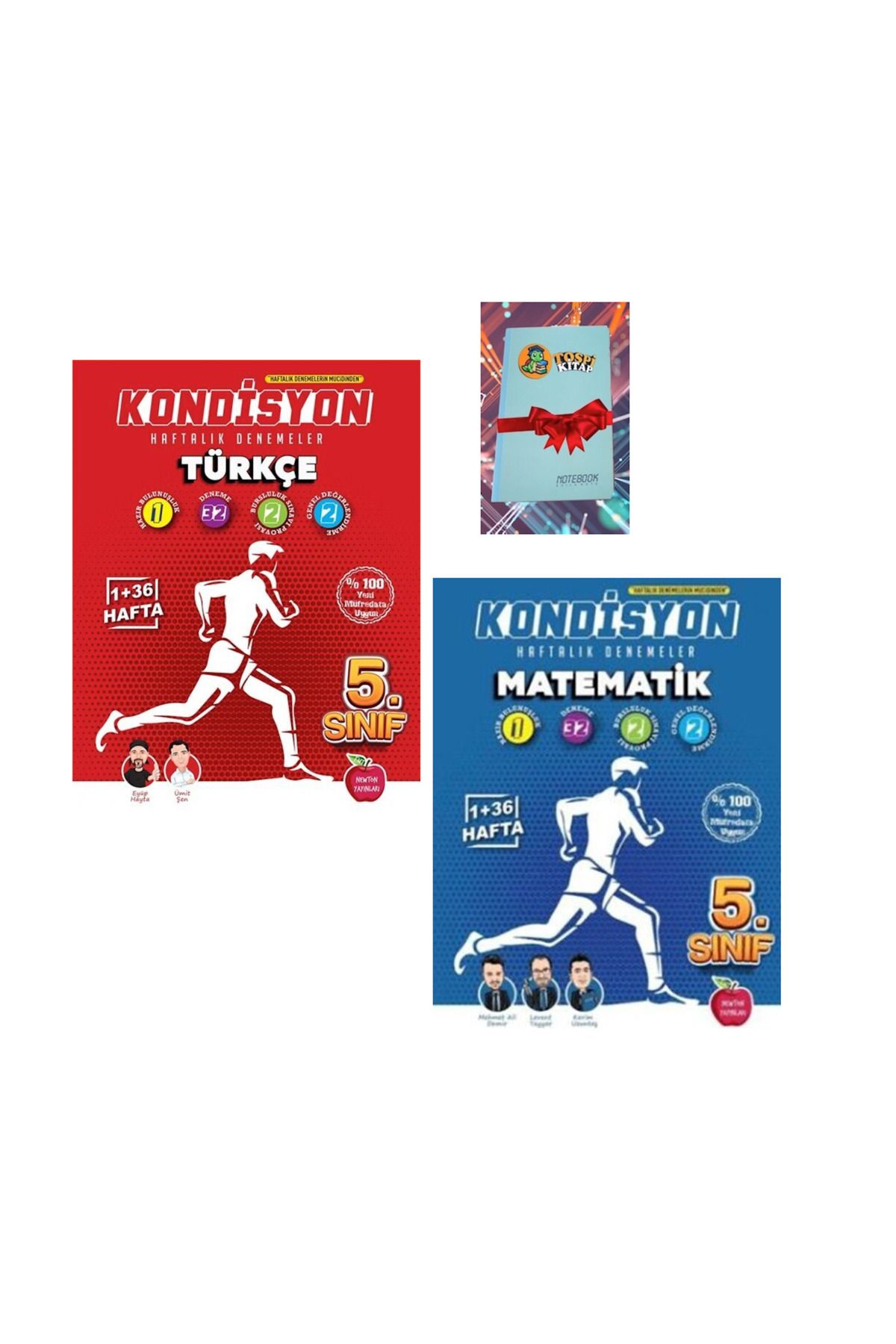Newton Yayınları 5.Sınıf Kondisyon Türkçe + MATEMATİK Deneme ( NOT DEFTERİ HEDİYE)