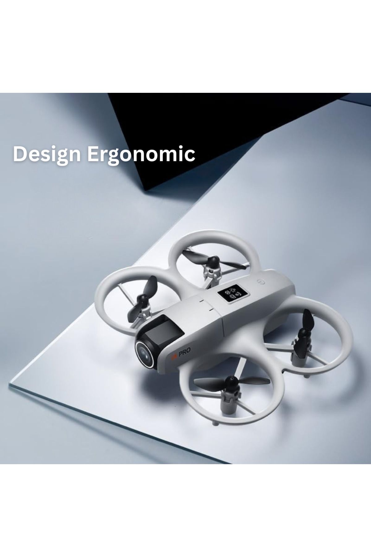 Velixo-Mini dronă cu telecomandă i1 Pro, cameră video WiFi, evitarea obstacolelor, rotație la 360°, 2 baterii 5