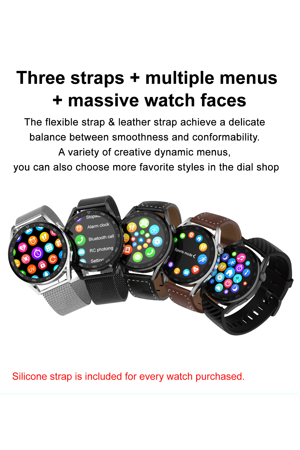 ideal STORE-Classy Premium SmartWatch idealStore, 1.36, Rotating Crown, Wireless Charging, Bluetooth Call 6