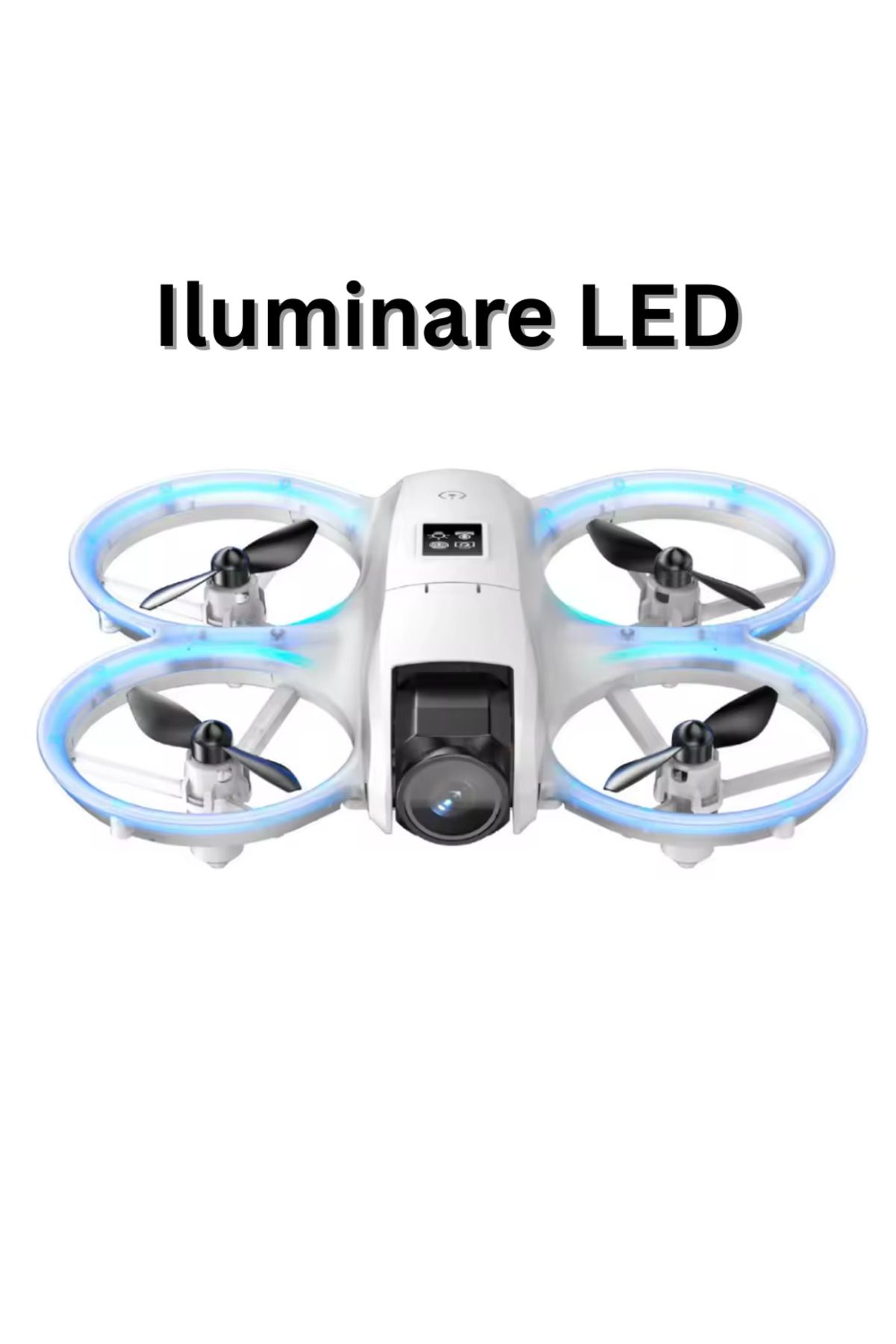 Velixo-Mini dronă cu telecomandă i1 Pro, cameră video WiFi, evitarea obstacolelor, rotație la 360°, 2 baterii 6