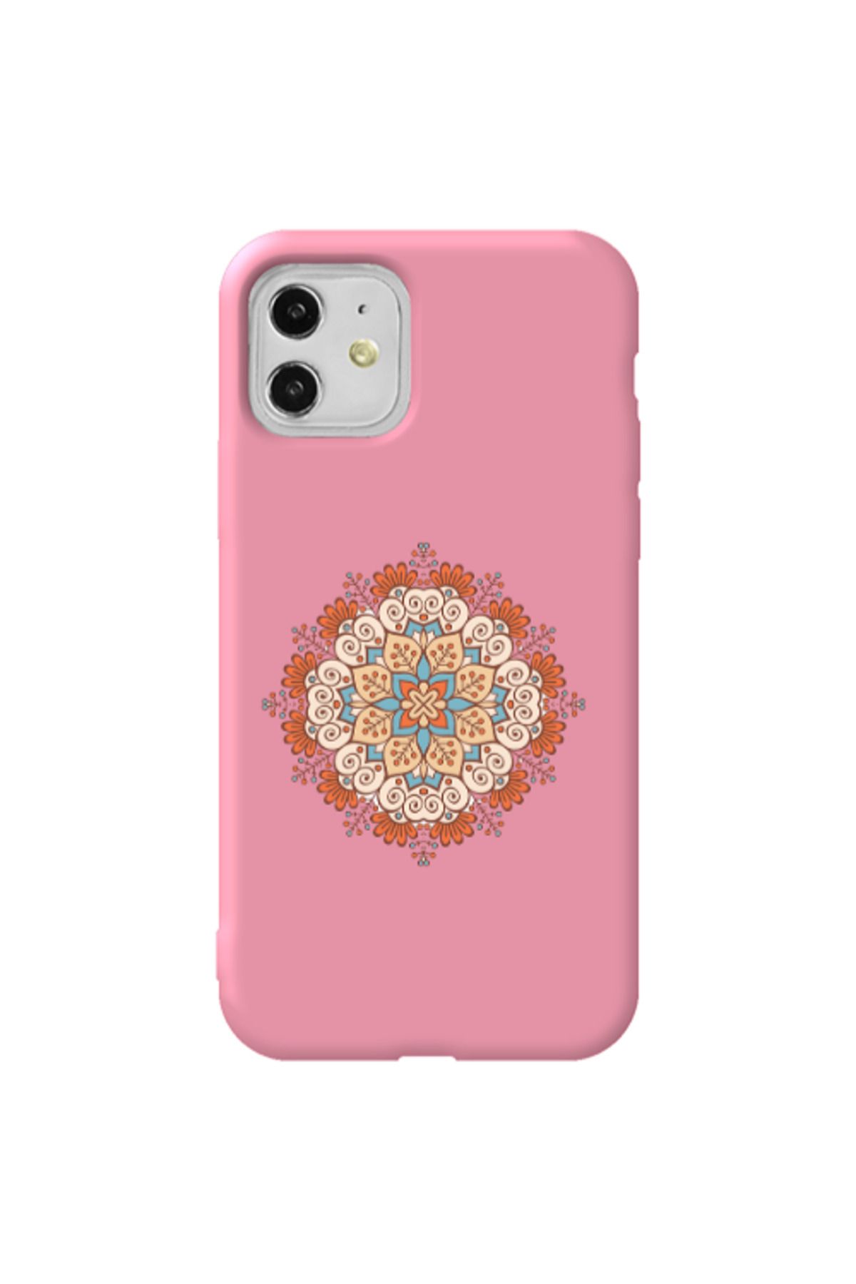 Cach Cach Apple iPhone 11 4 Renk Pembe Renkli Silikon Telefon Kılıfı