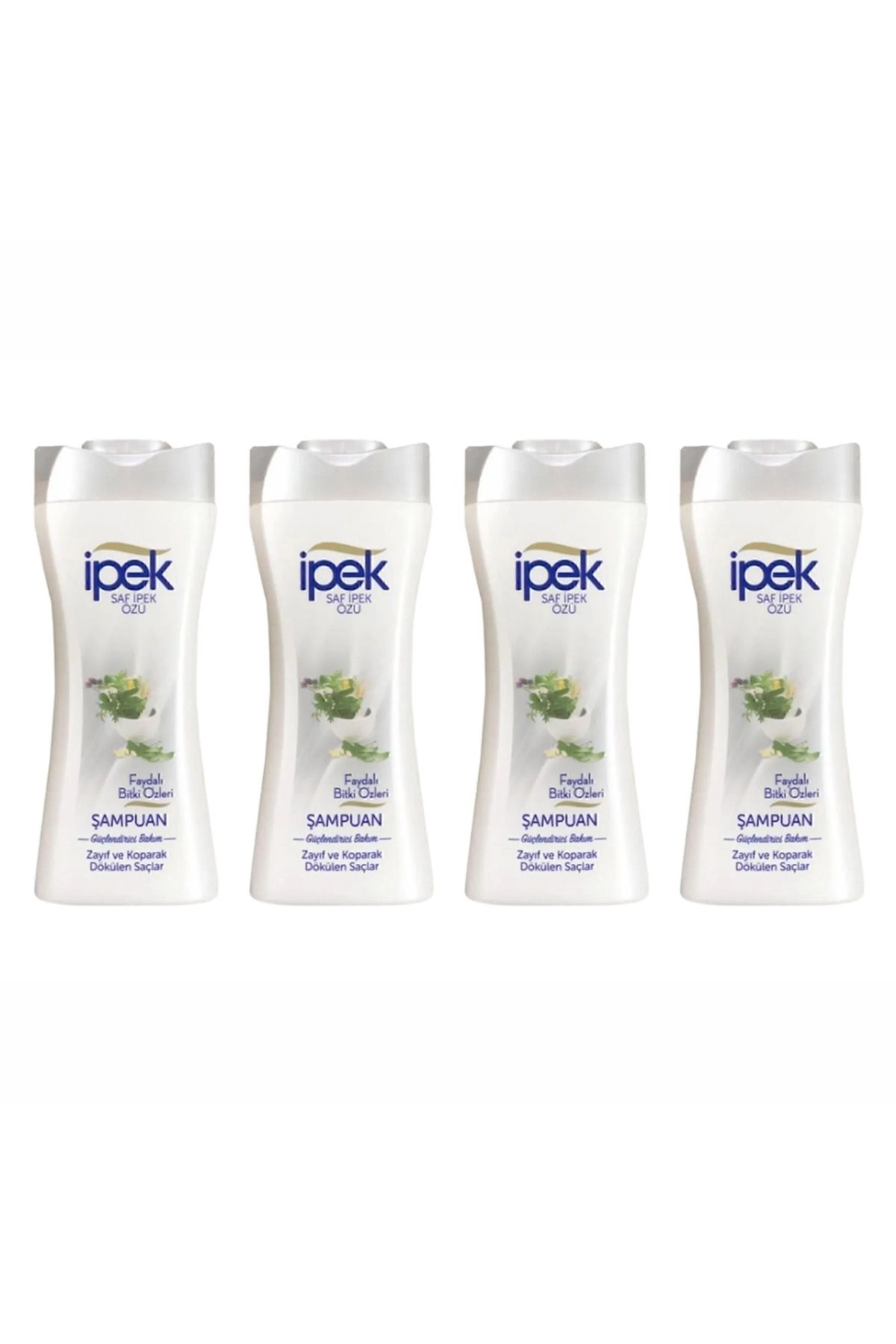 İpek İpek Faydalı Bitki Özleri Şampuan 480 ml 4 Adet