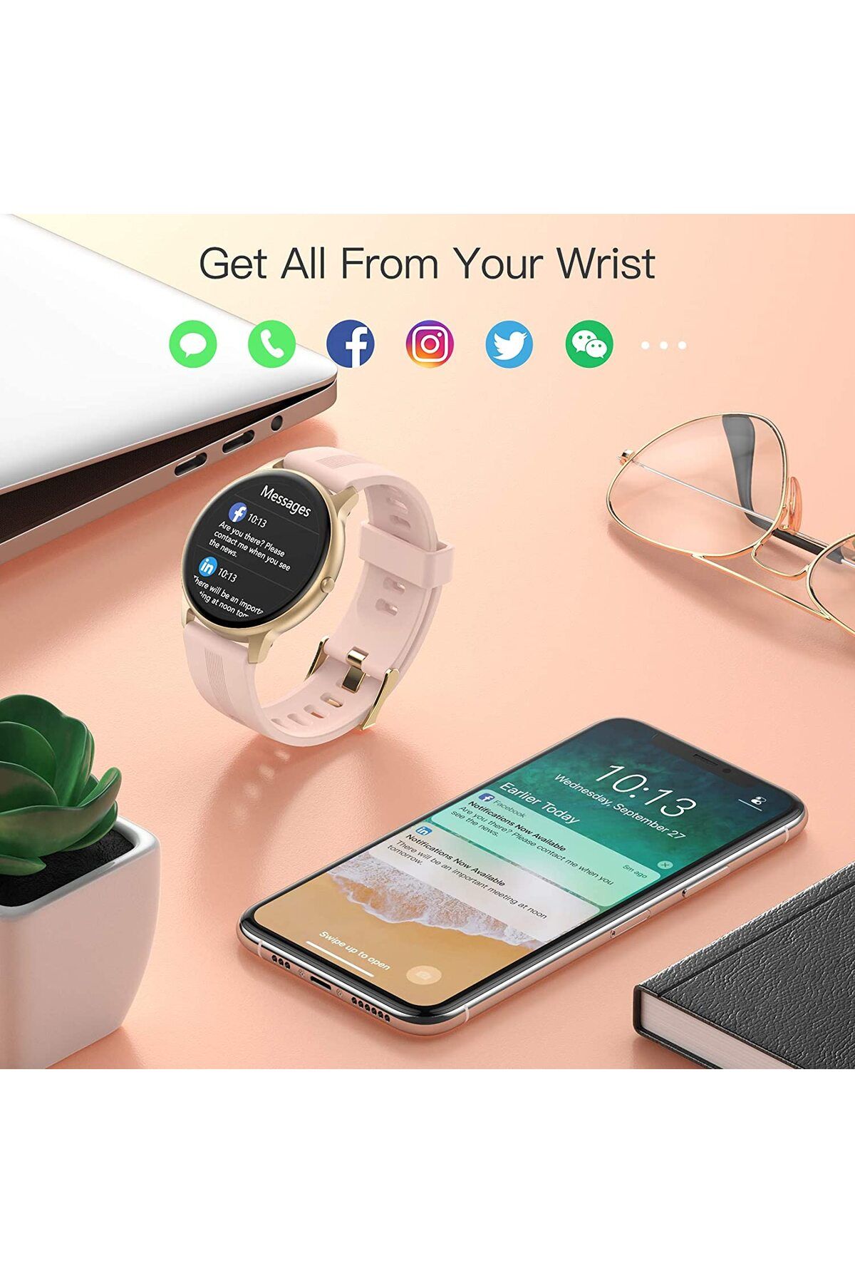 ideal STORE-Smartwatch idealStore Xtreme11, Prognoza Meteo, Preluare Apeluri, Notificari prin Vibrare, Functii m 3