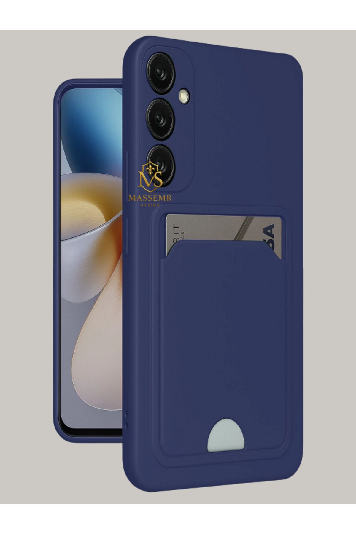 Massemr Samsung Galaxy A26 Uyumlu Kart Cepli Yumuşak Silikon Kılıf – Fonksiyonel Şıklık ve Koruma