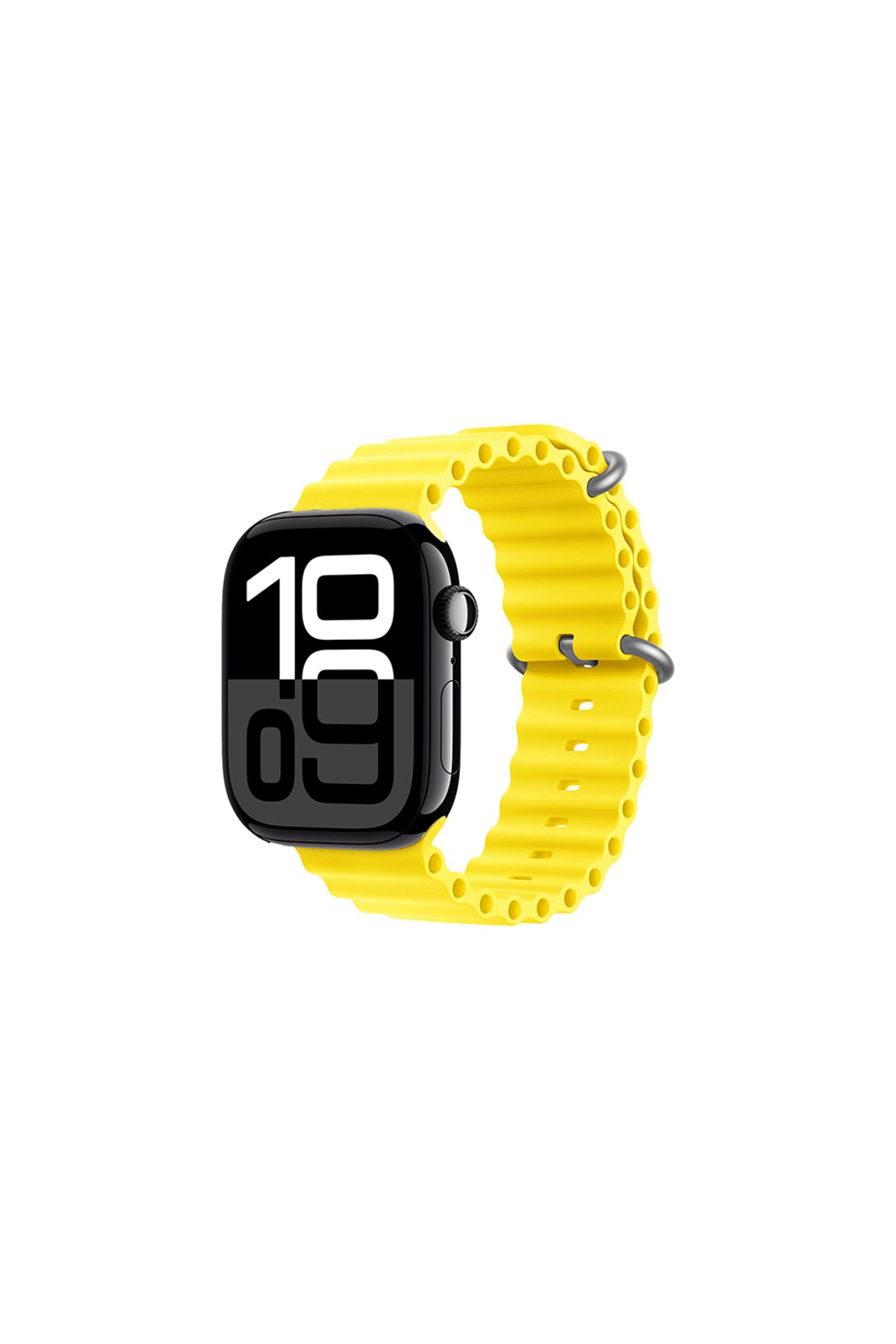 Megafox Teknoloji Apple Watch 10 42mm Uyumlu Zore KRD-75 Silikon Kordon