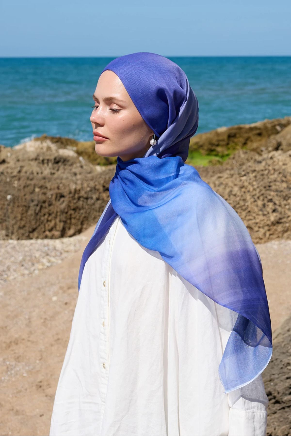 nazendescarf Degrade desen aya şal