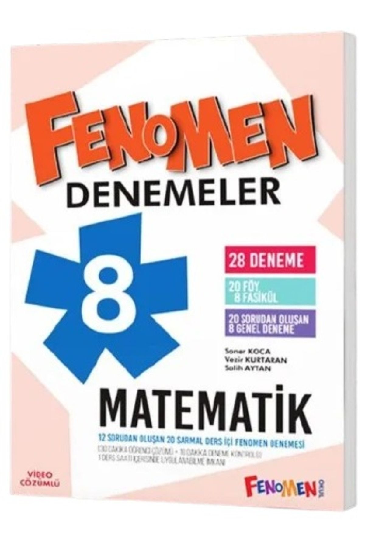 Kurmay Yayınları Fenomen Yayınları 8. Sınıf Matematik Fenomen Denemeler 28 Deneme