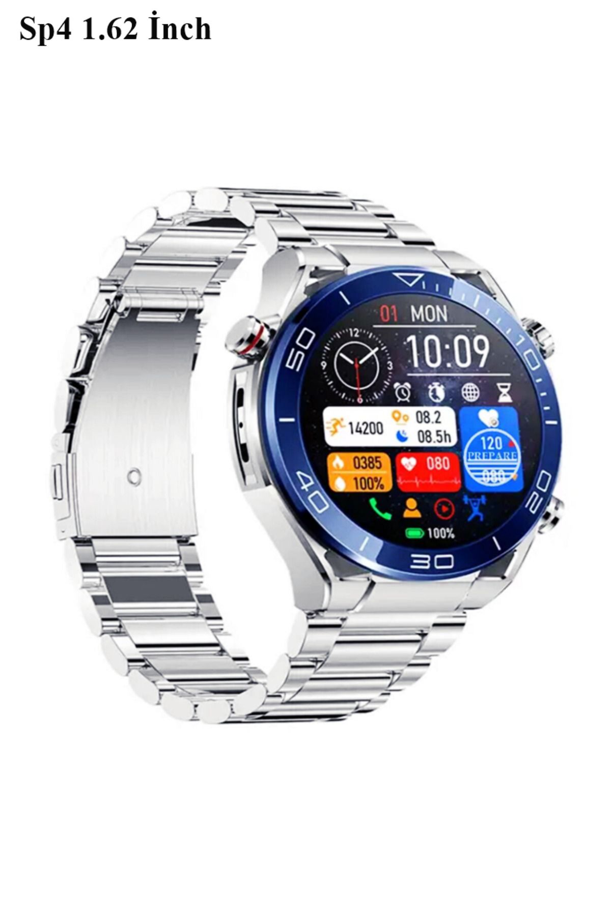 AVŞA Global Watch SK4-SP4 Akıllı Saat 1,62inç 49mm Ip67 Full Hd Ekran Sesli Arama Nfc 2 Kordonlu