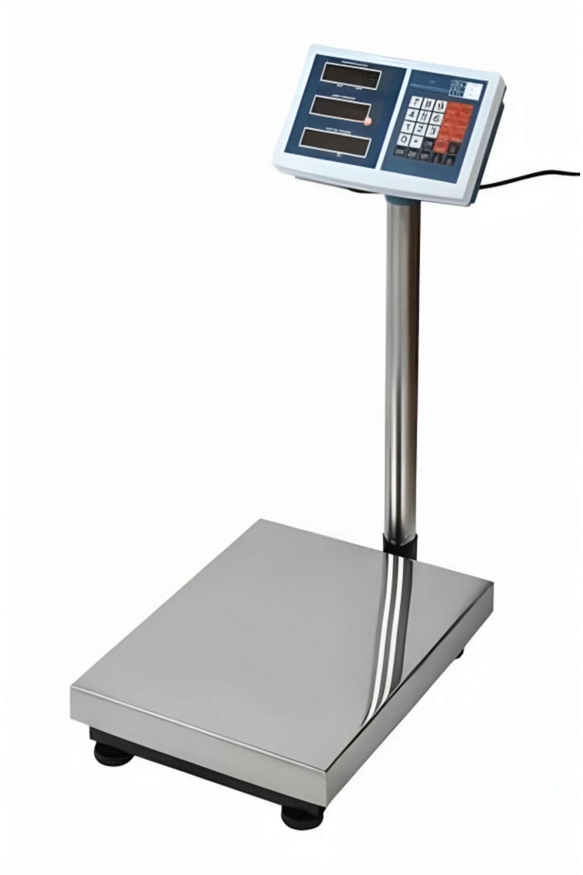 ideal STORE-idealSTORE Electronic Scale, Illuminated LCD DISPLAY, Dimensions 65 x 30 x 40 cm, Adjustable Feet, 1