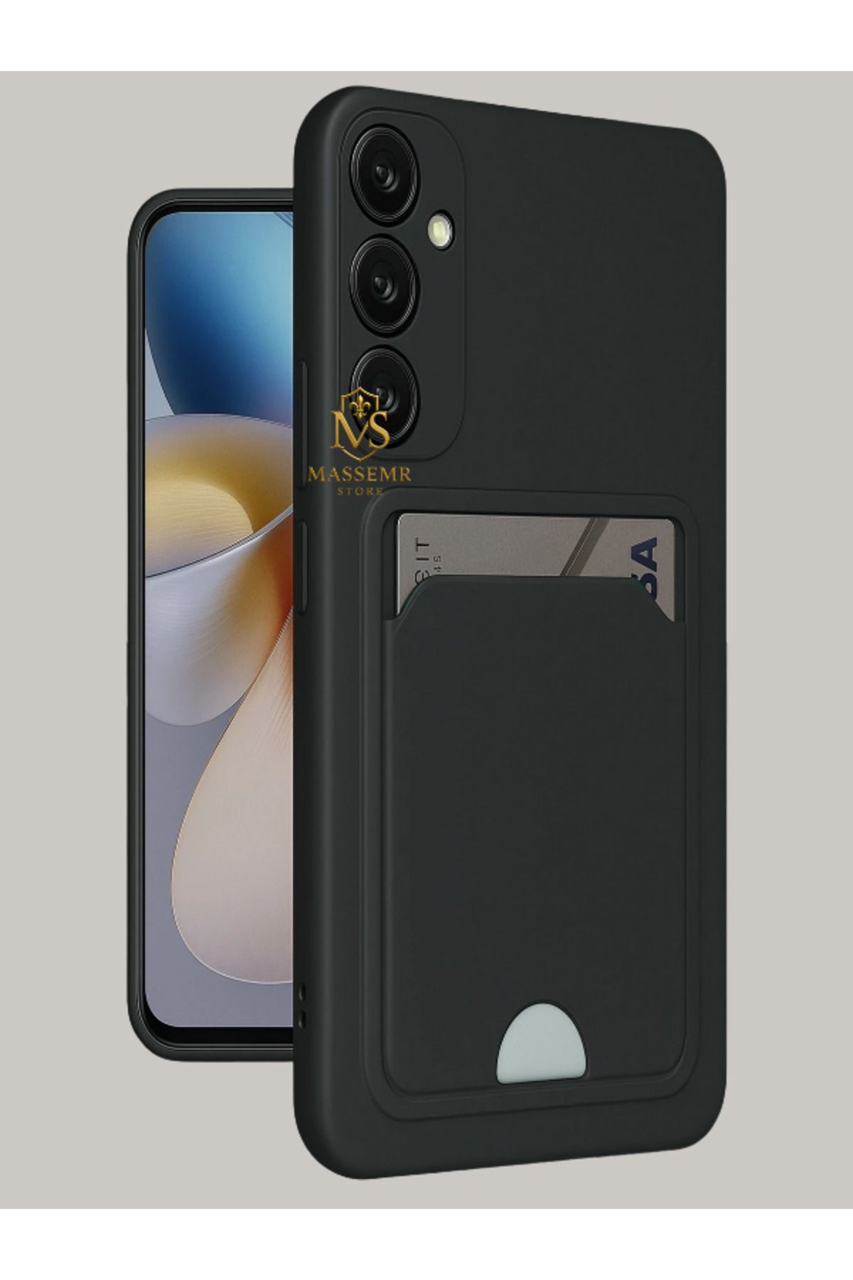 Massemr Samsung Galaxy A26 Uyumlu Kart Cepli Yumuşak Silikon Kılıf – Fonksiyonel Şıklık ve Koruma